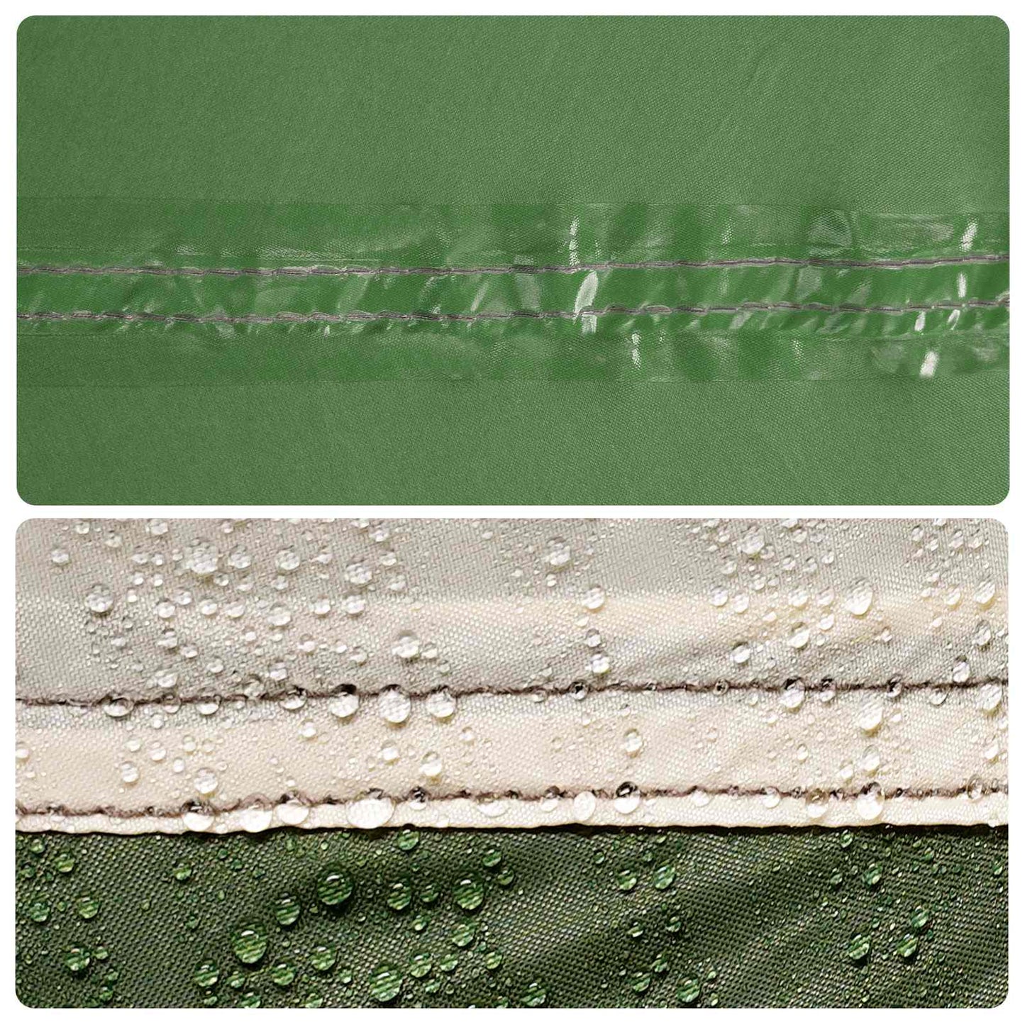 Tailgate Awning Water-resistant 405 x 280 x 220 cm Green
