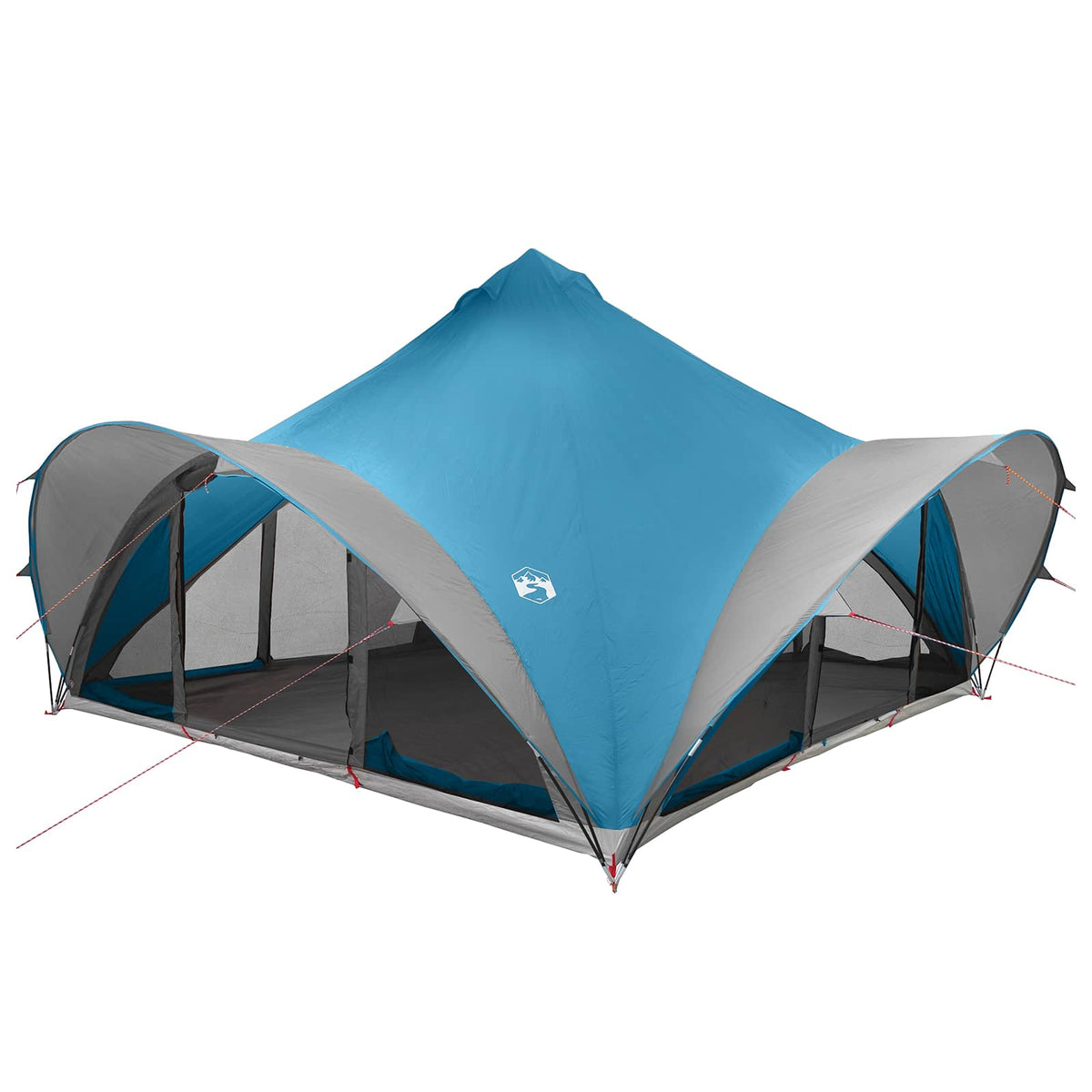 Tipi Tent 18.0-Person Blue Polyester and Steel