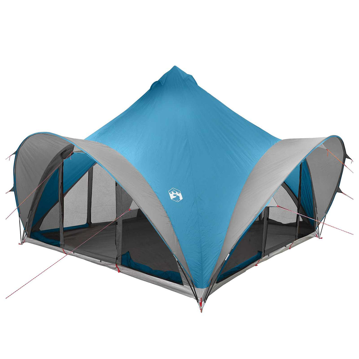 Tipi Tent 6.0-Person Blue Polyester and Steel