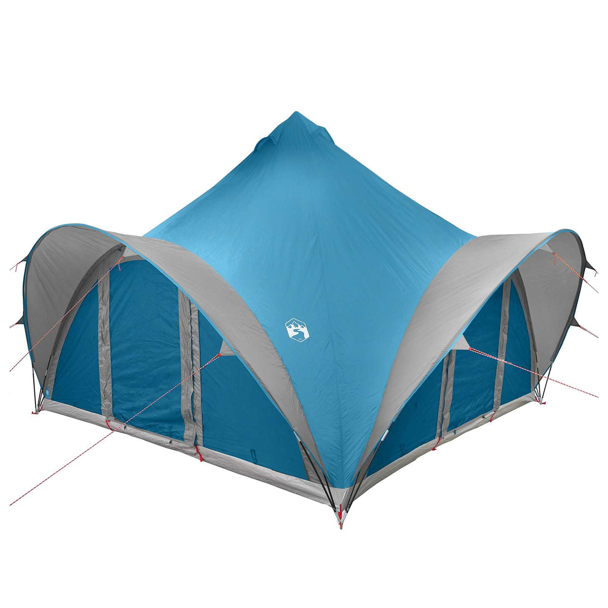 Tipi Tent 6.0-Person Blue Polyester and Steel