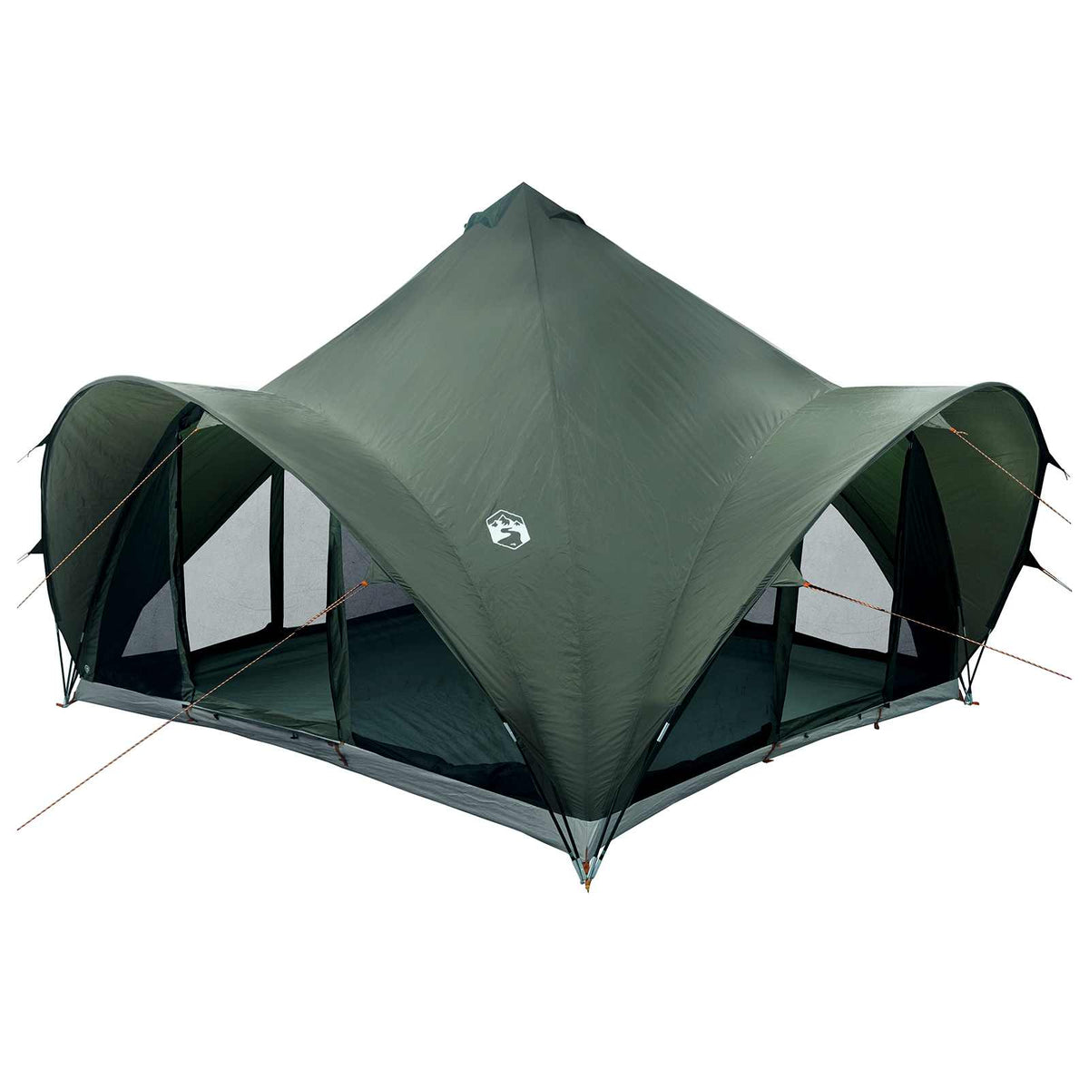 Tipi Tent 6.0-Person Army green Polyester and Steel