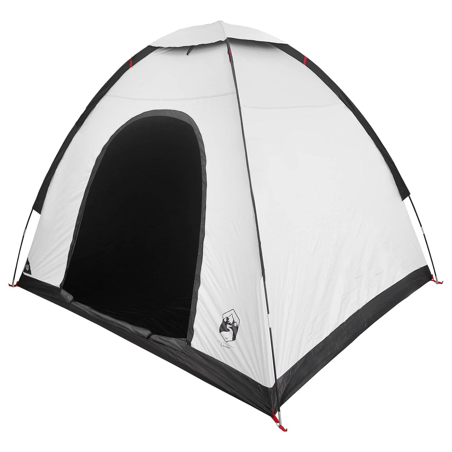 Camping Tent 2-Person White Blackout
