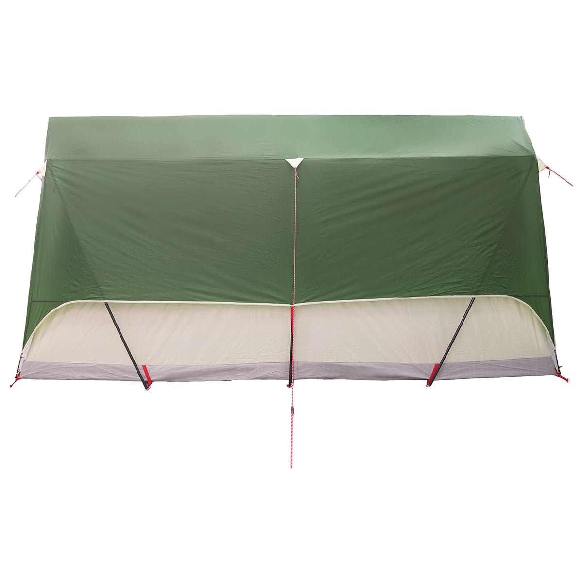 Tunnel Tent 8-Person Green Polyester and Steel