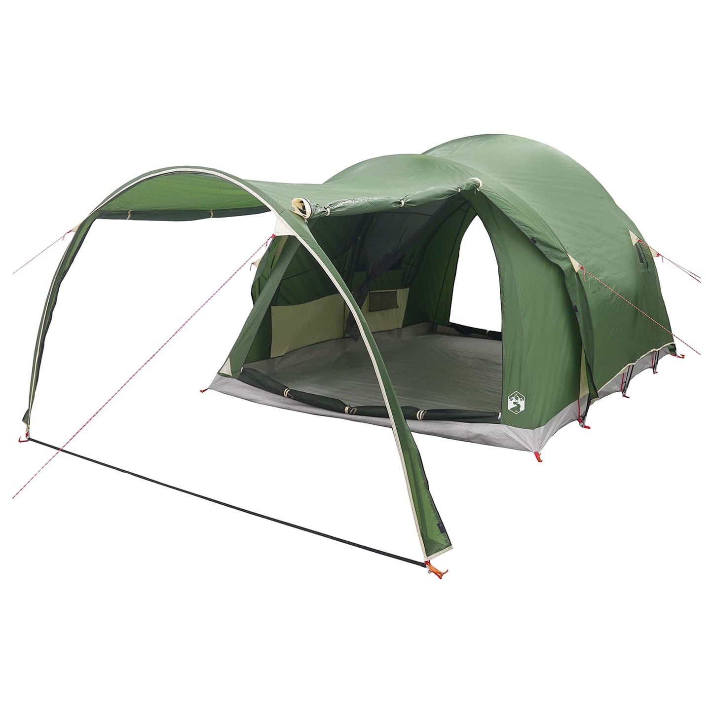 Tunnel Tent 370 x 275 x 210 cm Green Polyester and Steel