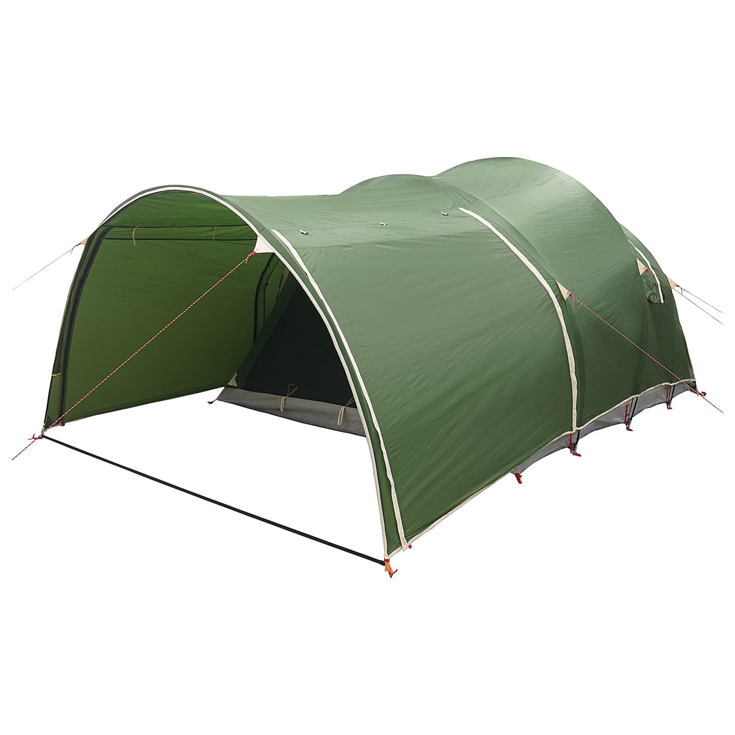Tunnel Tent 370 x 275 x 210 cm Green Polyester and Steel