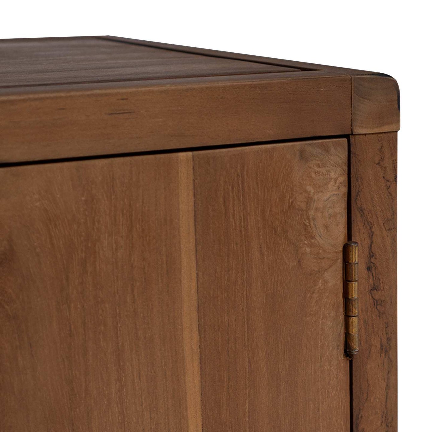 Bathroom Side Cabinet Natural 45 x 30 x 70 cm Solid Teak Wood