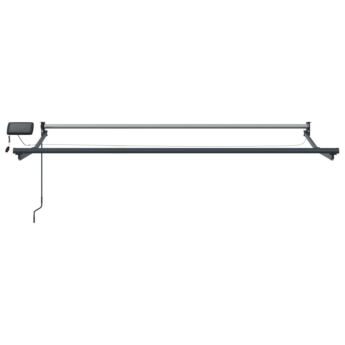 Manual Retractable Awning with LEDs 3 x 2 m