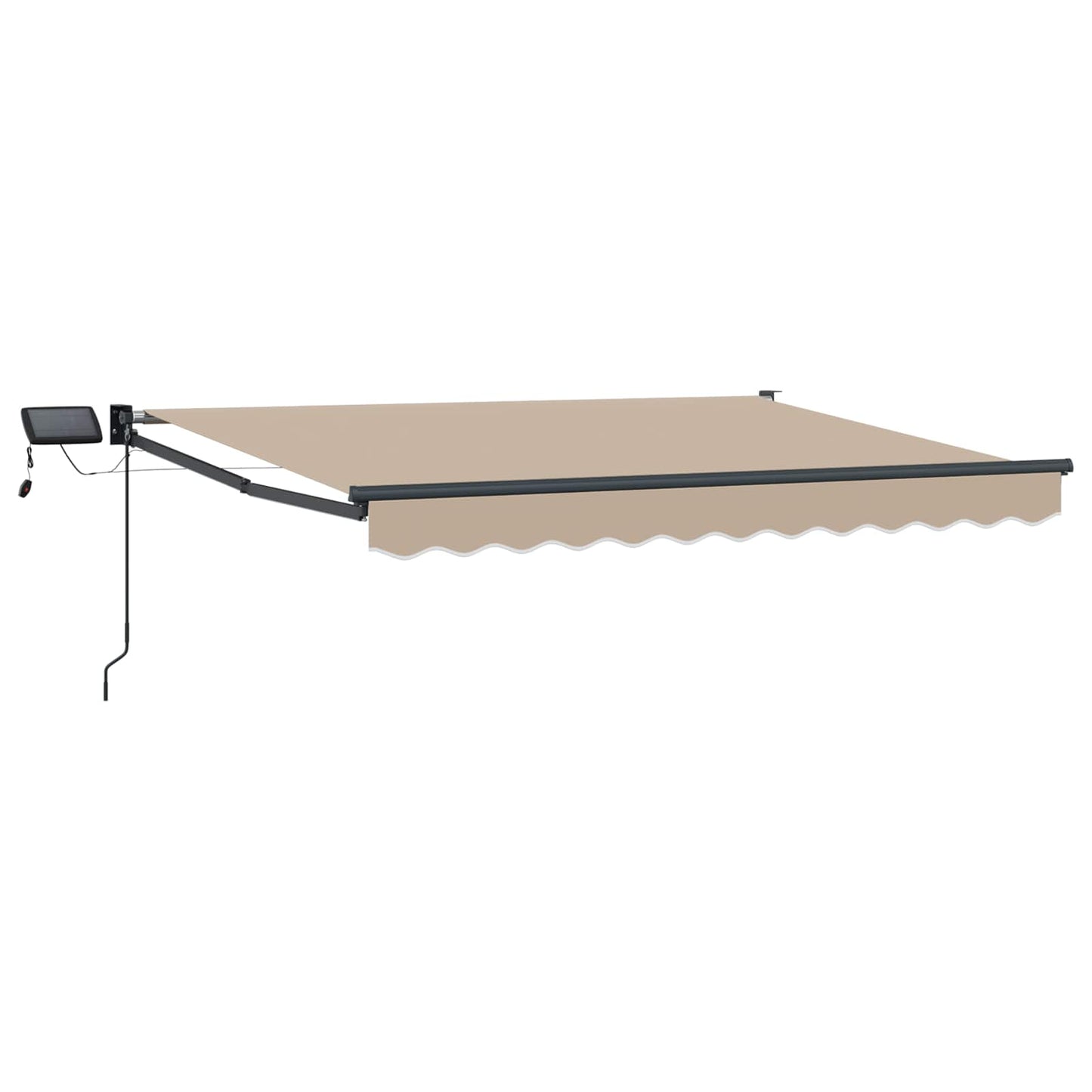 Manual Retractable Awning with LEDs 3 x 2.5 m