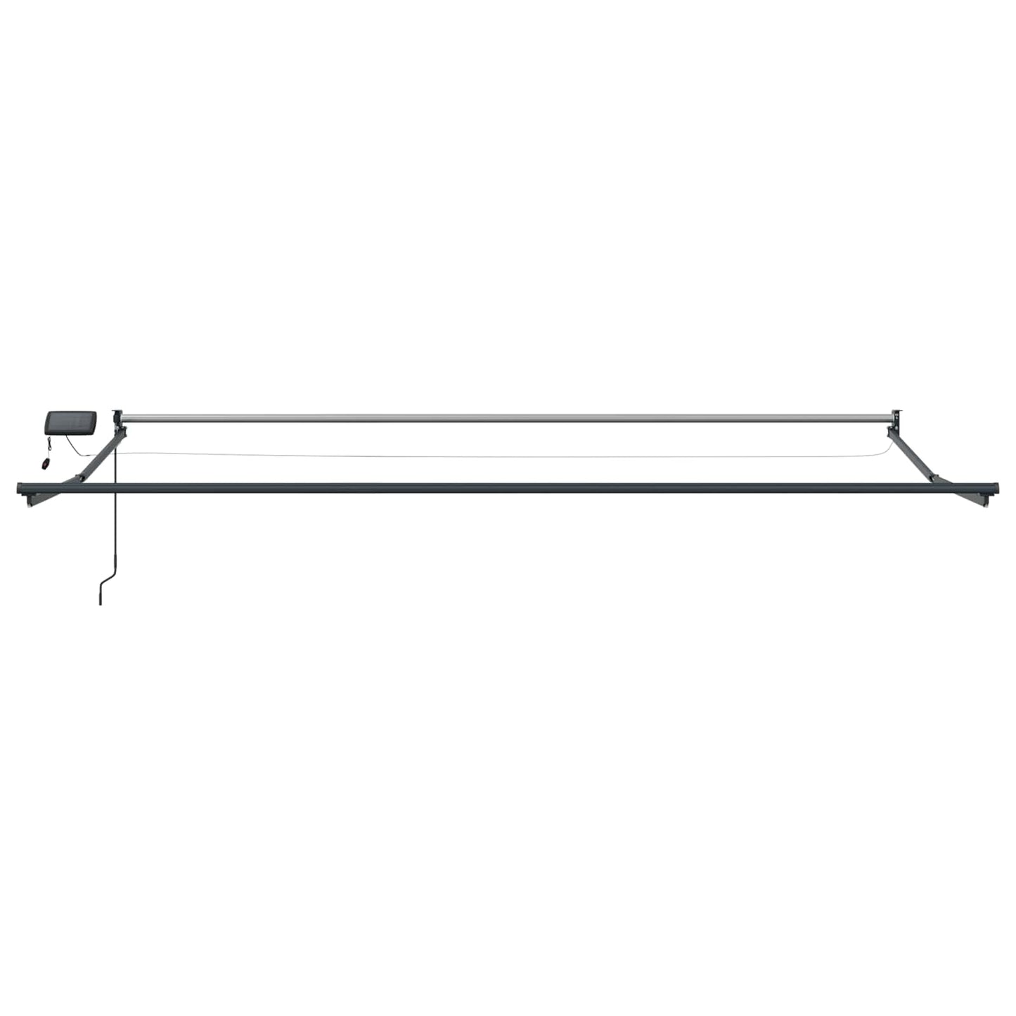Manual Retractable Awning with LEDs 4.5 x 3 m
