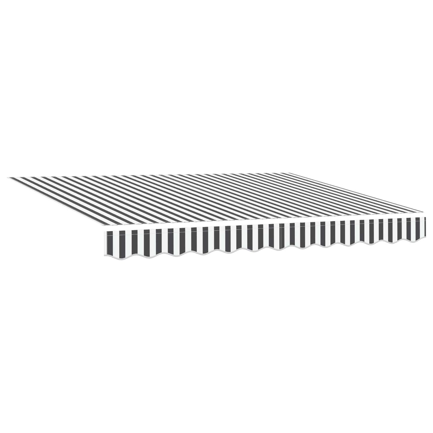 Electric Retractable Awning Anthracite and White 3 x 2.5 m