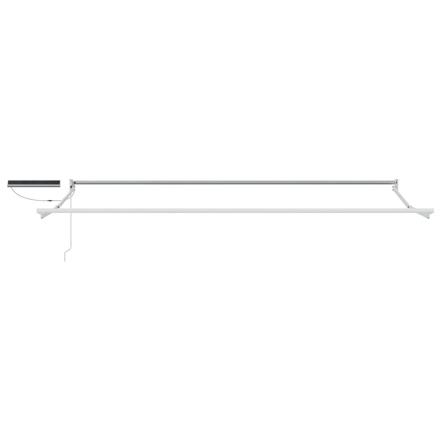 Electric Retractable Awning Yellow and White 4 x 3 m
