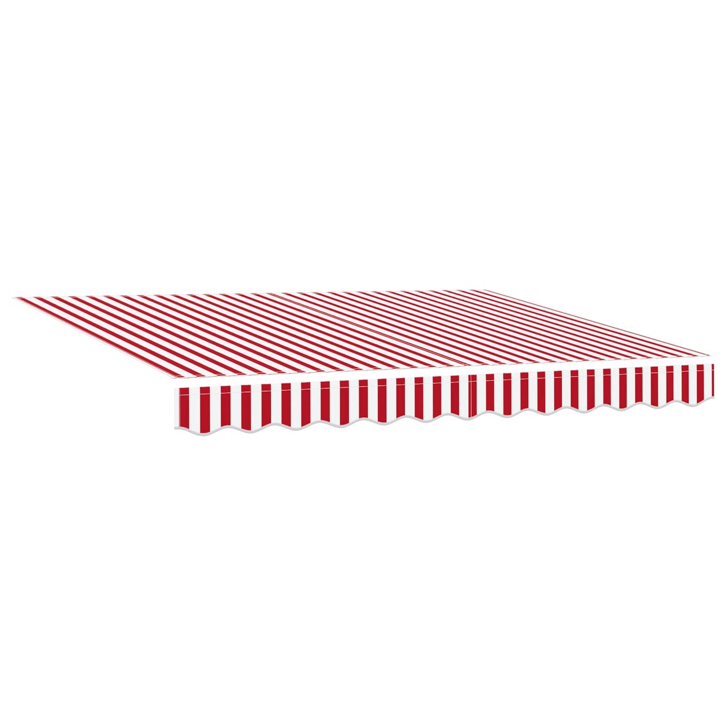 Electric Retractable Awning Red, White and Anthracite 3 x 2.5 m