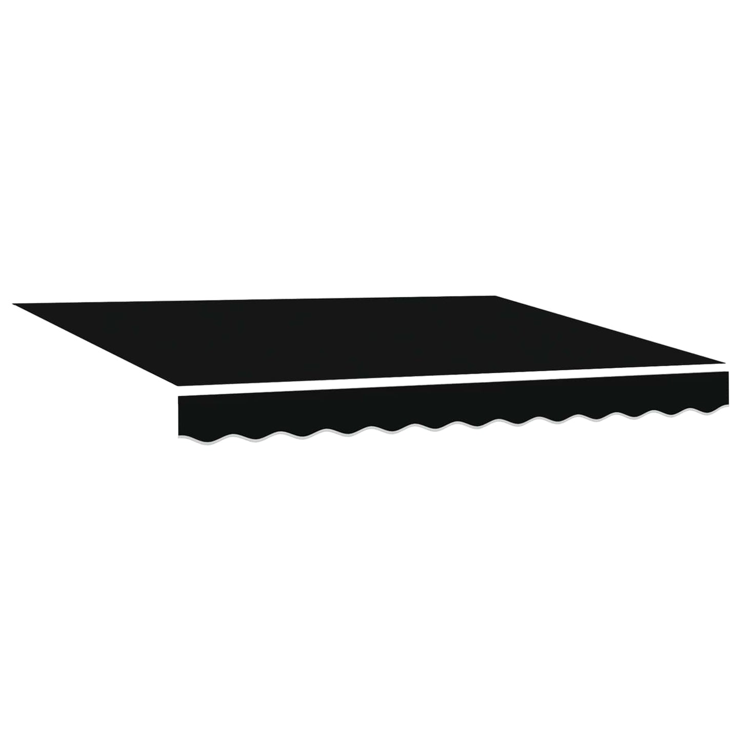 Electric Retractable Awning Black and Anthracite 3 x 2.5 m