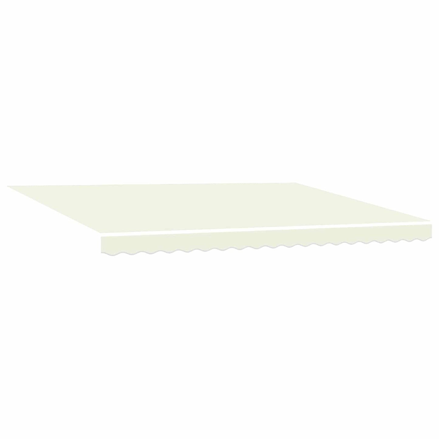 Manual Retractable Awning Cream 4 x 3.5 m