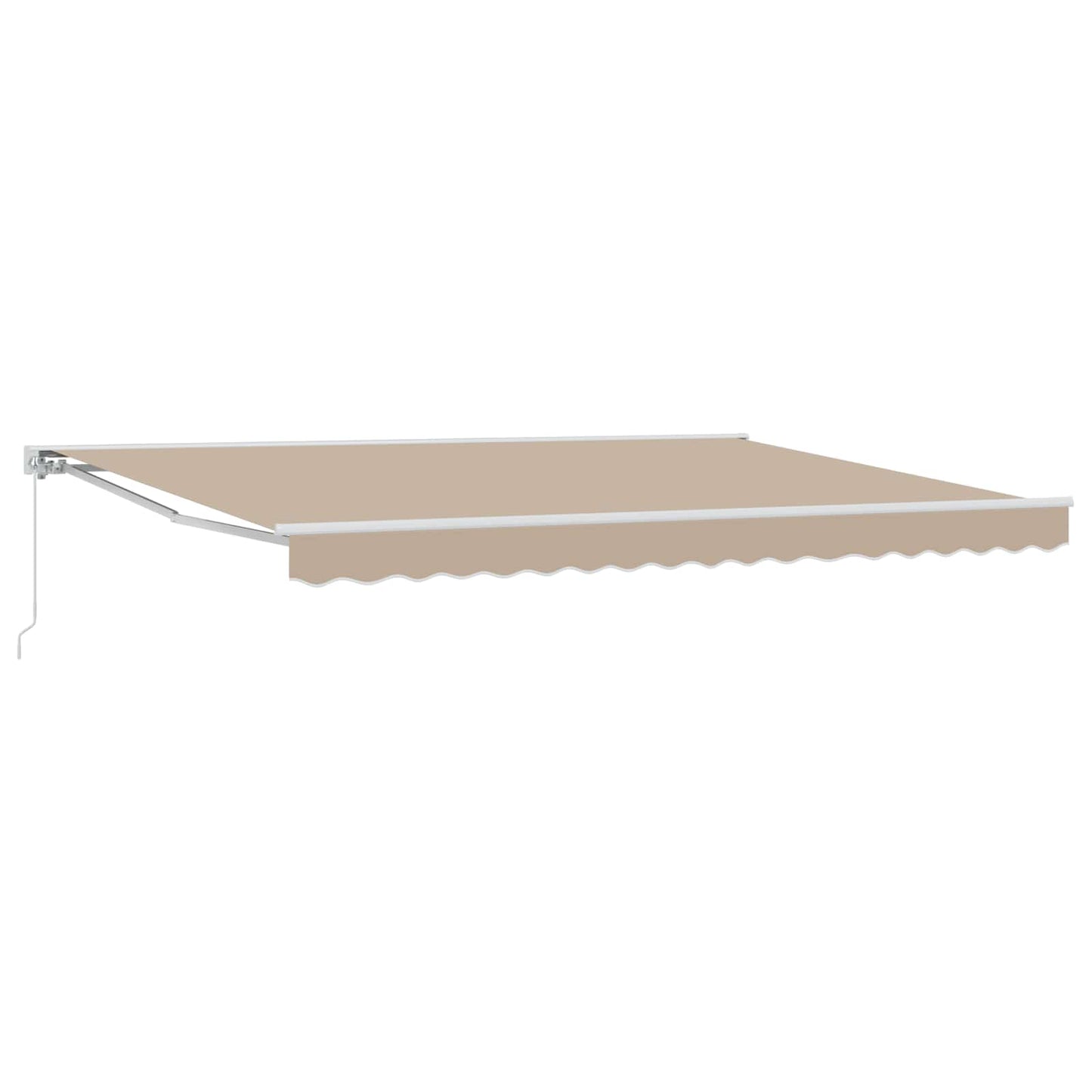 Manual Retractable Awning Beige 4.5 x 3.5 m