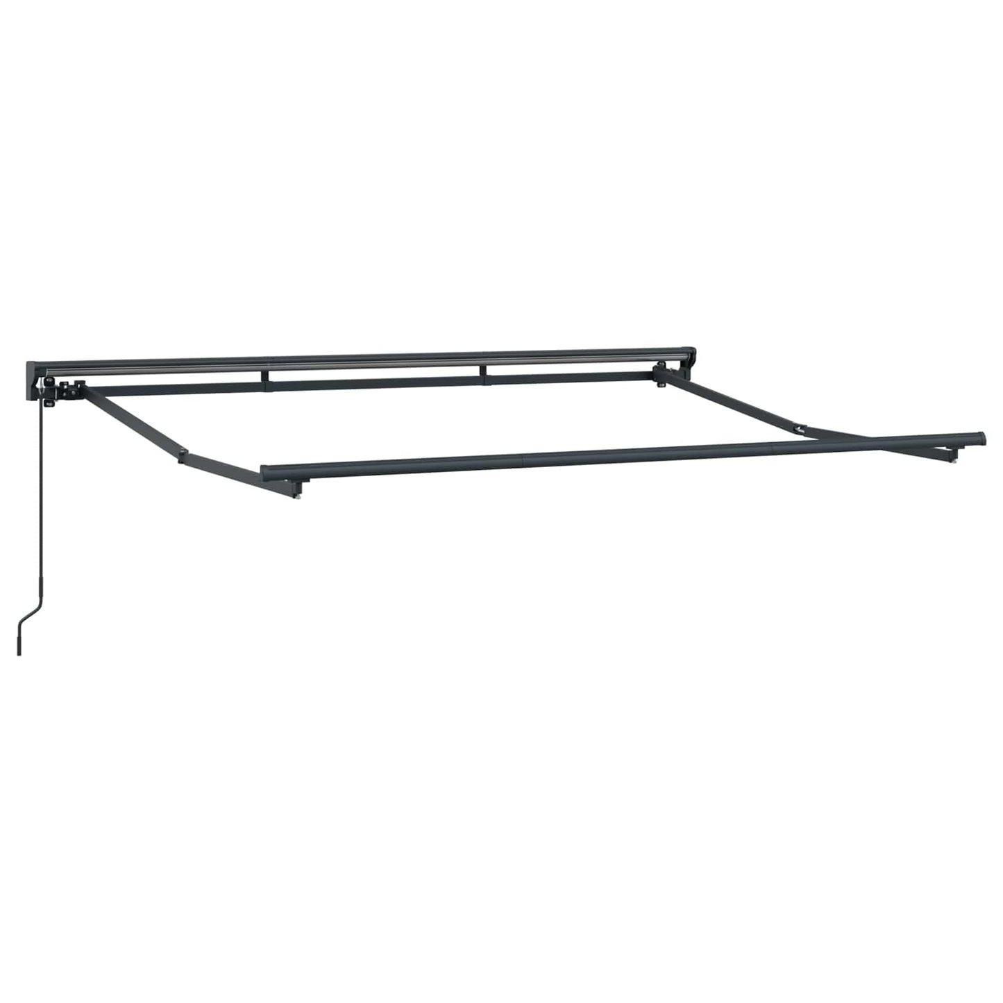 Manual Retractable Awning Burgundy 3 x 2 m