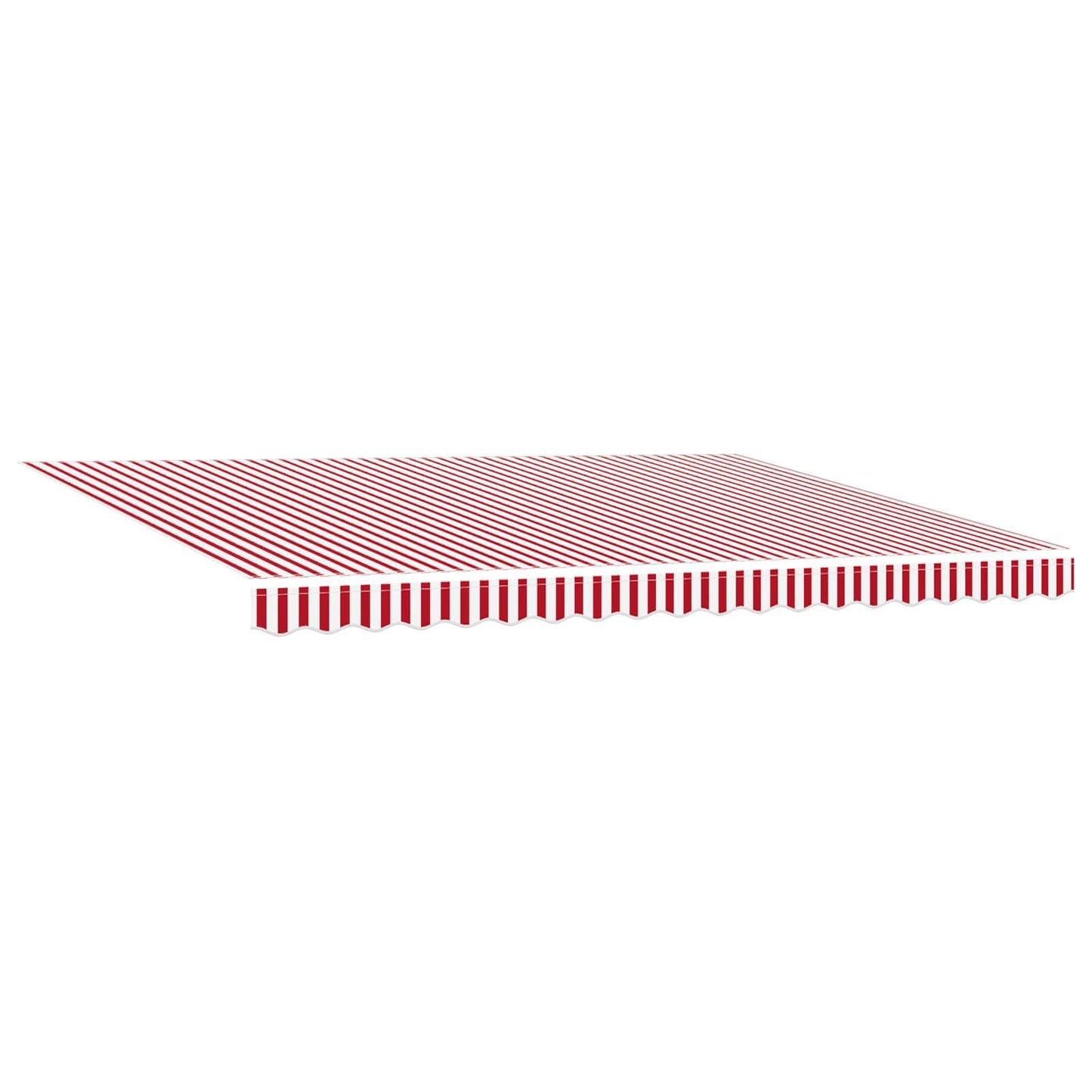 Manual Awning Frame with LEDs Red and White 4 x 3.5 m