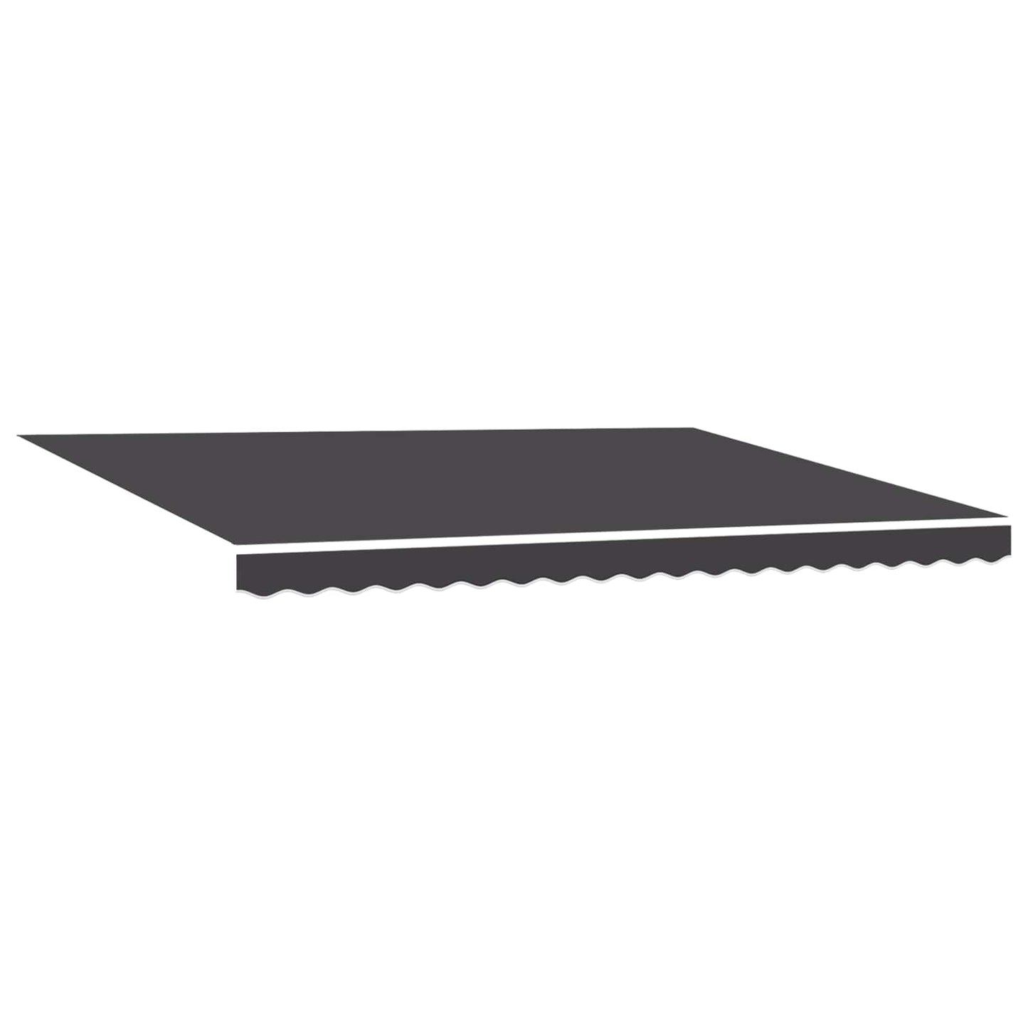 Manual Awning Frame with LEDs 5 x 3 m Polyester with PU coating