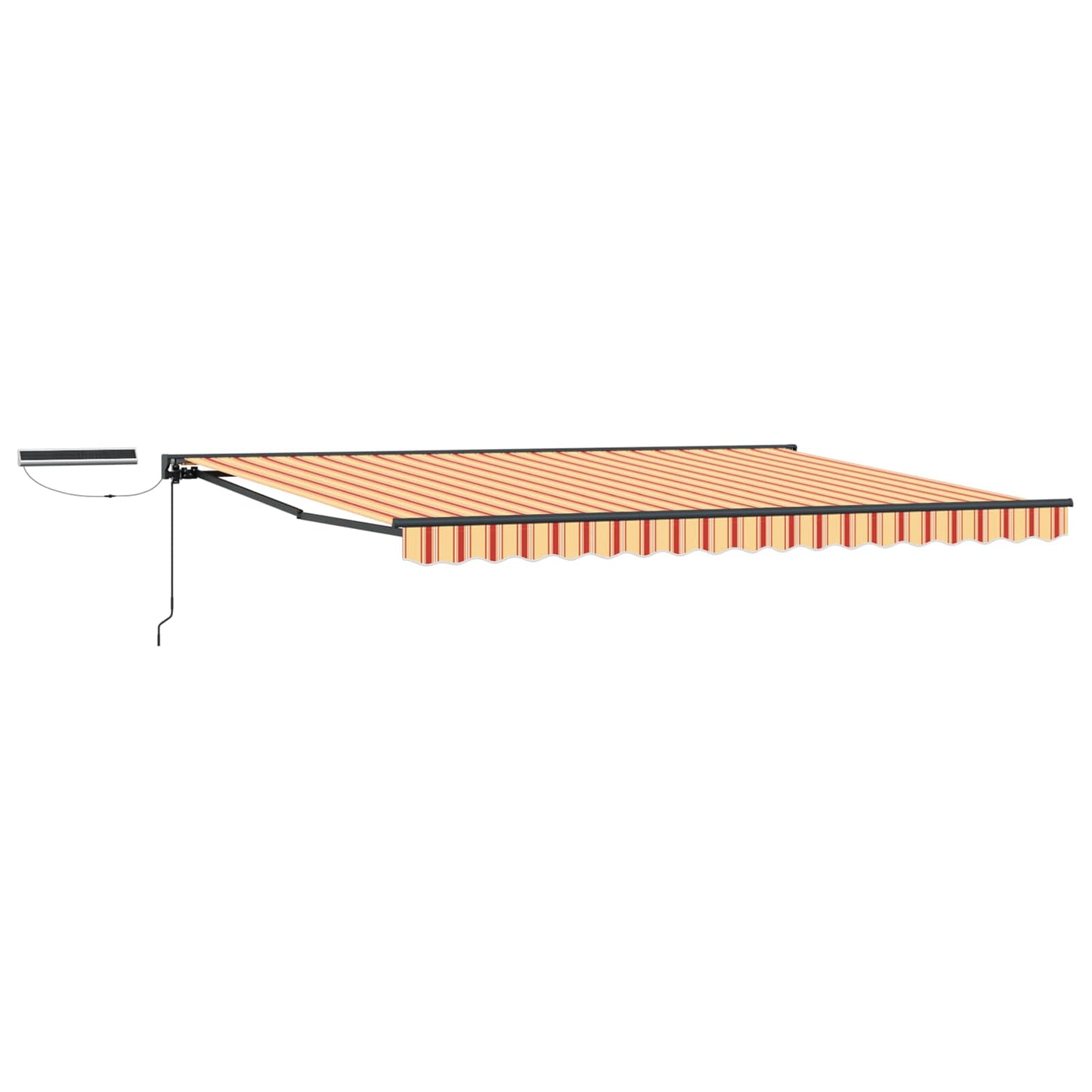 Electric Retractable Awning 5 x 3 m Polyester with PU coating