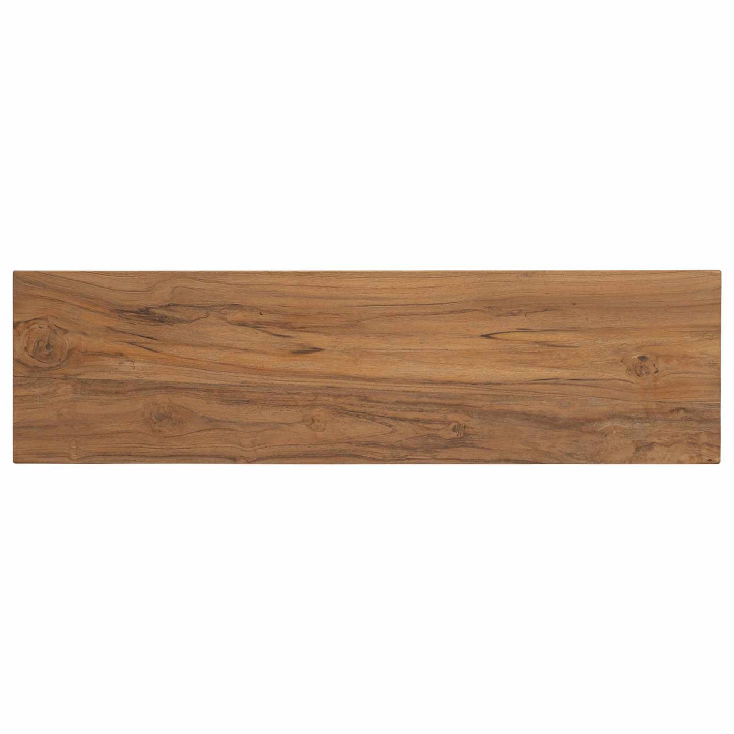 Console Table Natural 110 x 30 x 80 cm Solid Teak Wood