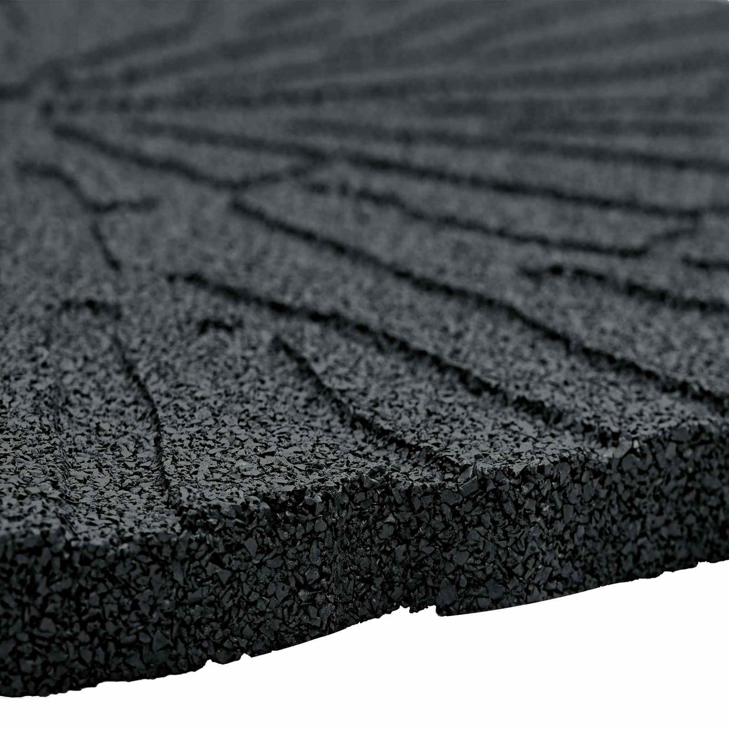 Stepping Stone 6 pcs Black Ø 45 x 1.8 cm Rubber