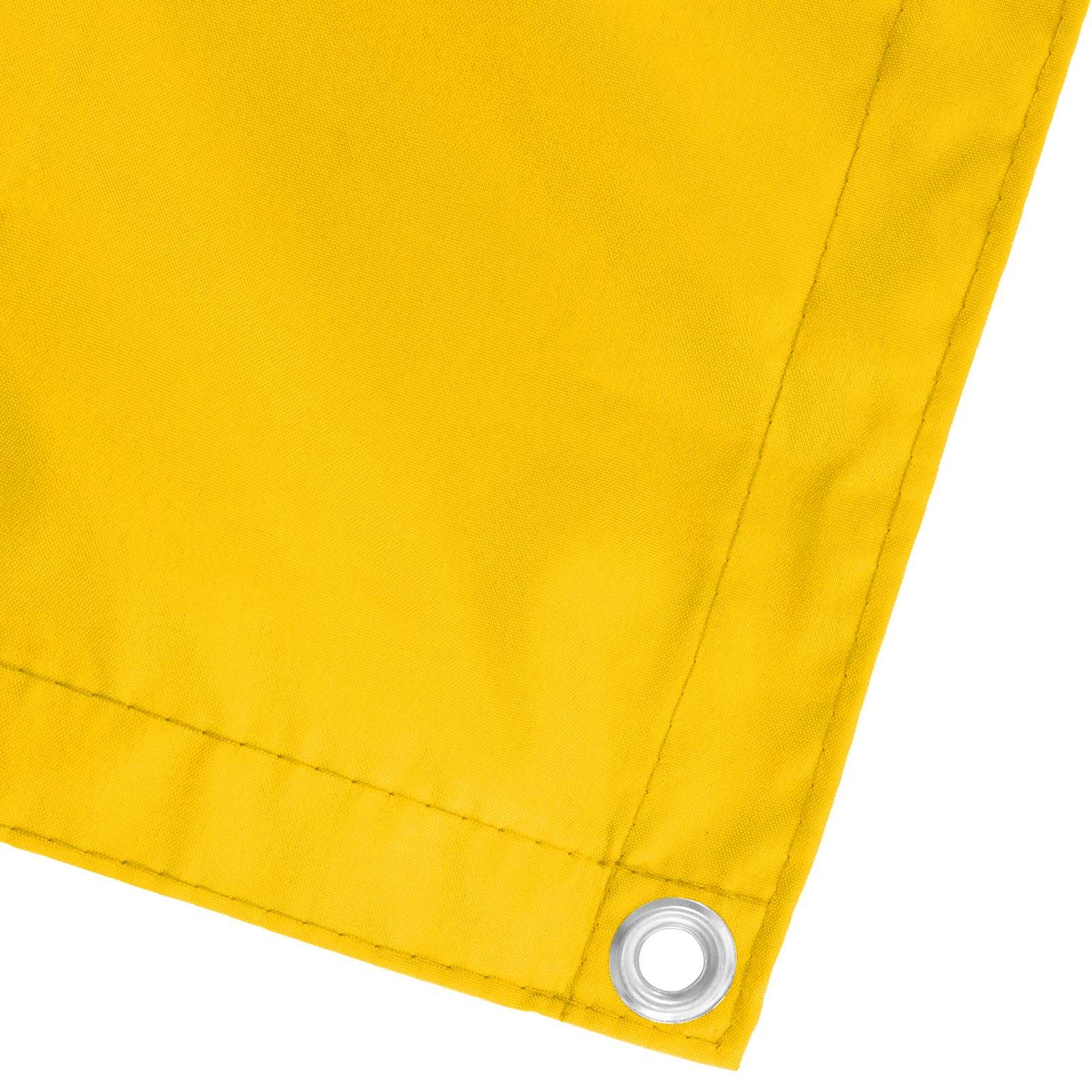 Balcony Screen 100 x 300 cm Oxford Fabric Rectangular Yellow