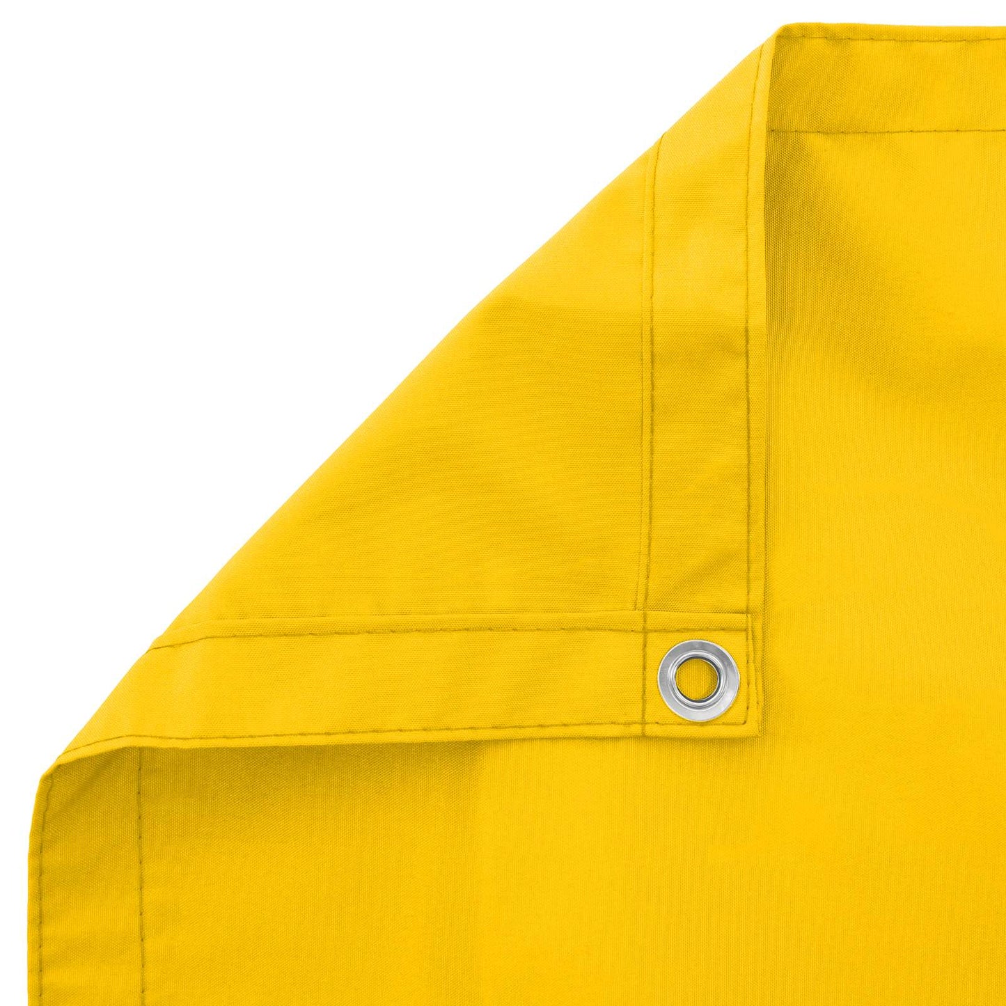 Balcony Screen 120 x 200 cm Oxford Fabric Rectangular Yellow