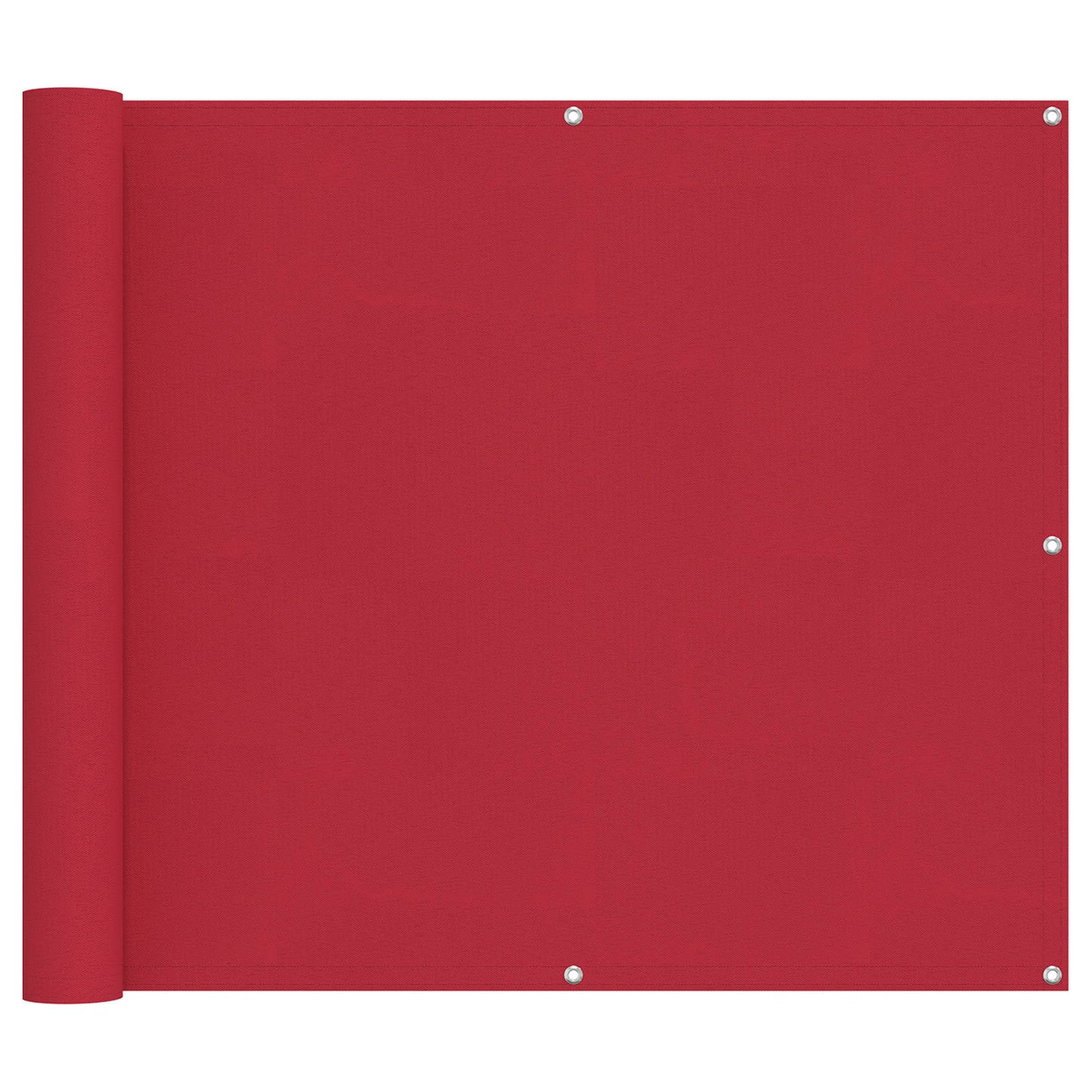 Balcony Screen 100 x 200 cm Oxford Fabric Rectangular Red