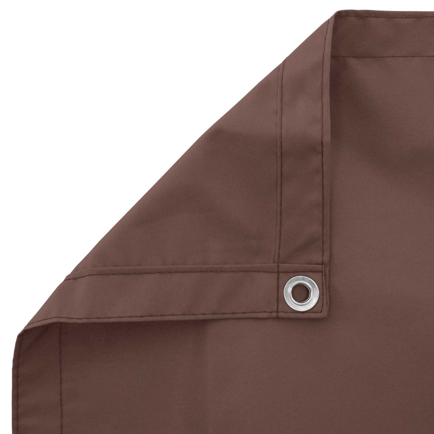Balcony Screen 110 x 300 cm Oxford Fabric Rectangular Brown