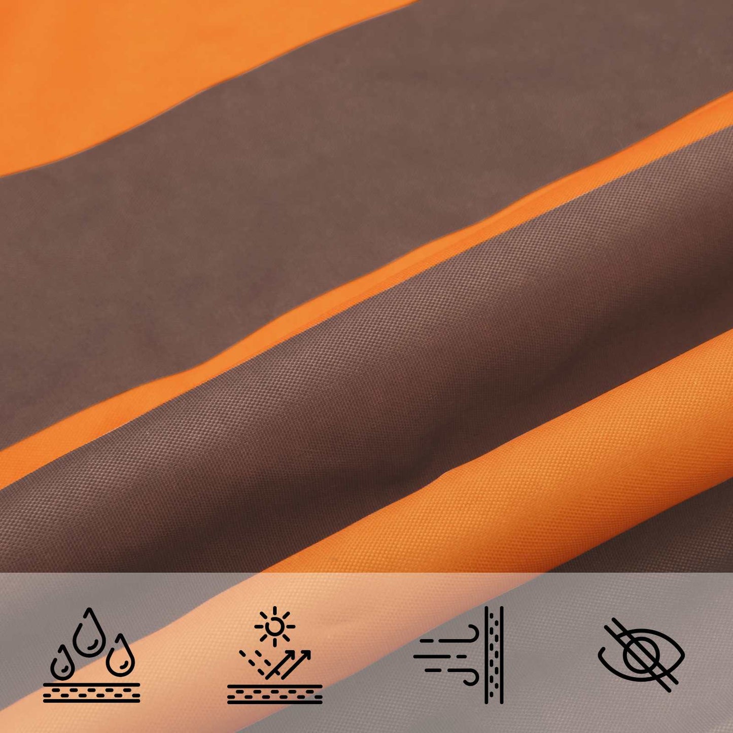 Sun Shade Sail 2.5 x 2.5 m 100% Polyester Oxford Square