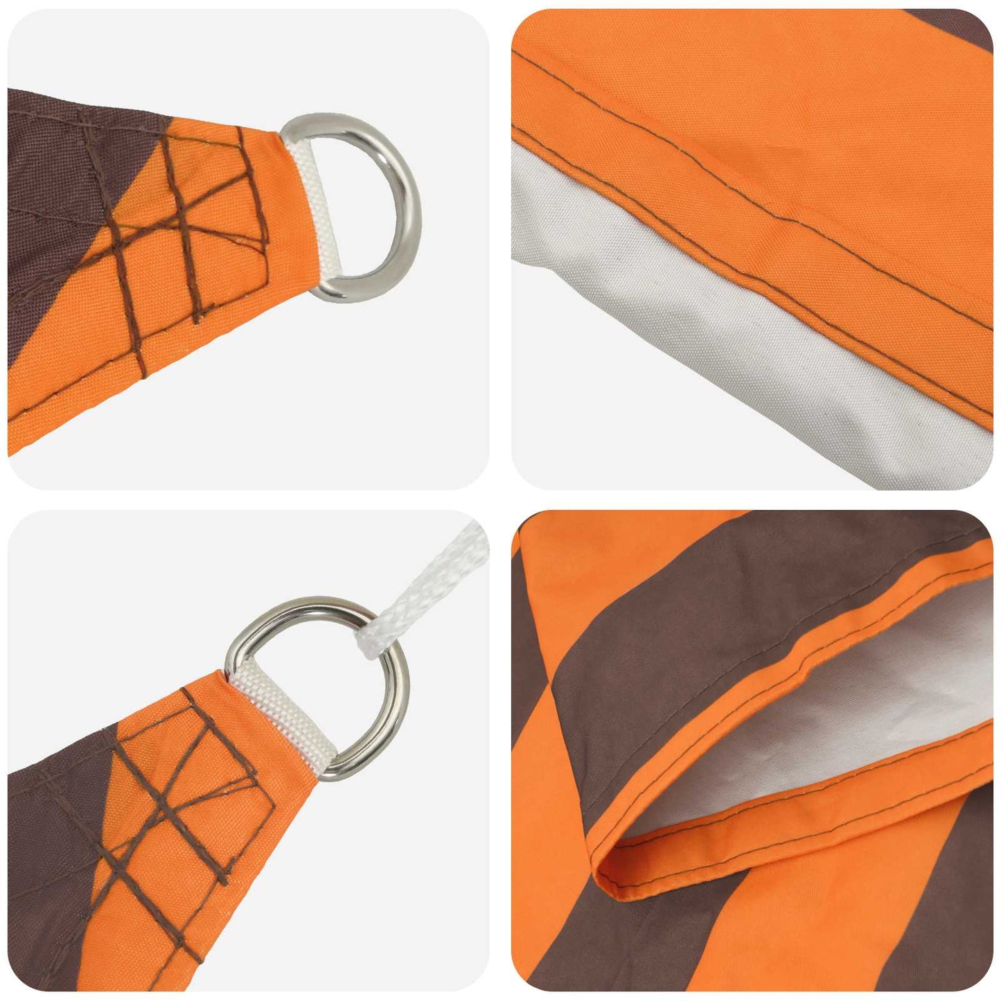 Sun Shade Sail 5 x 6 x 6 m 100% Polyester Oxford Triangular