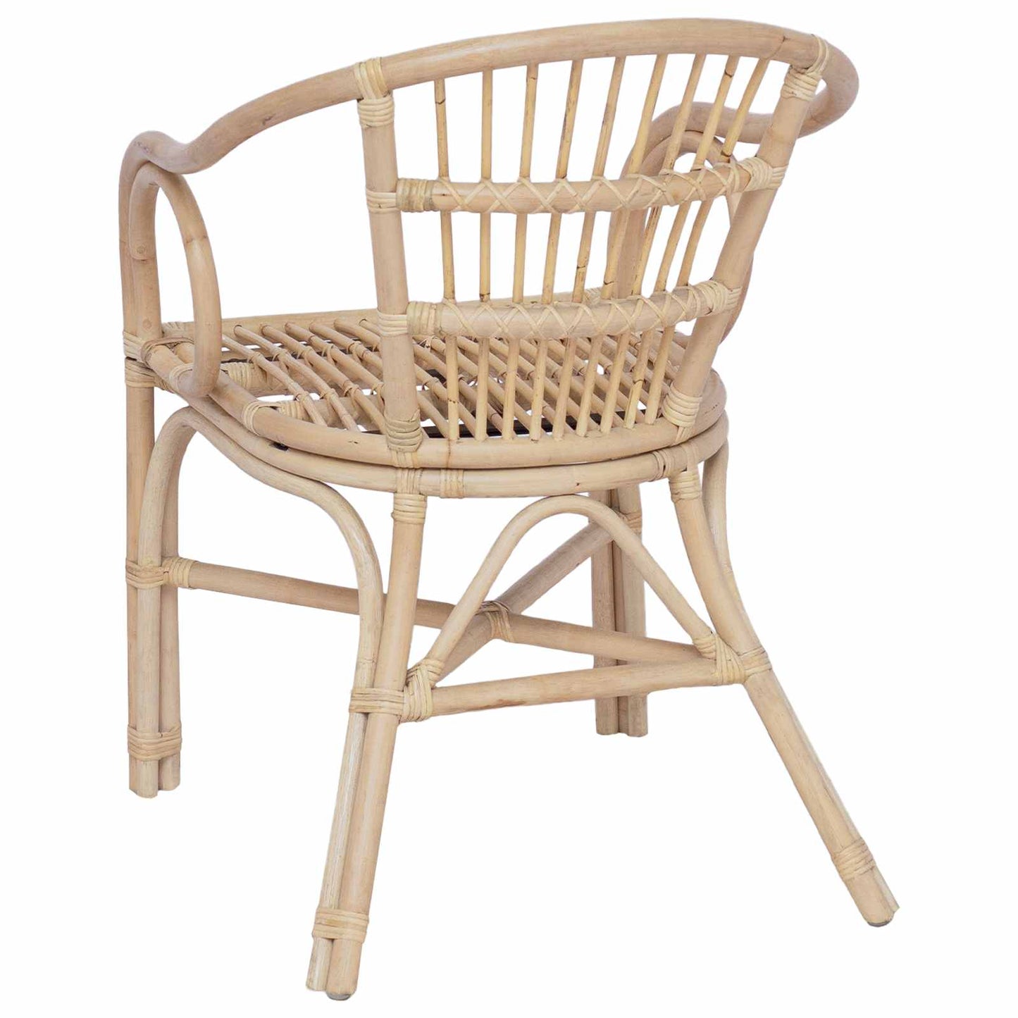 Stacking Chair Natural 58 x 60 x 81 cm Rattan
