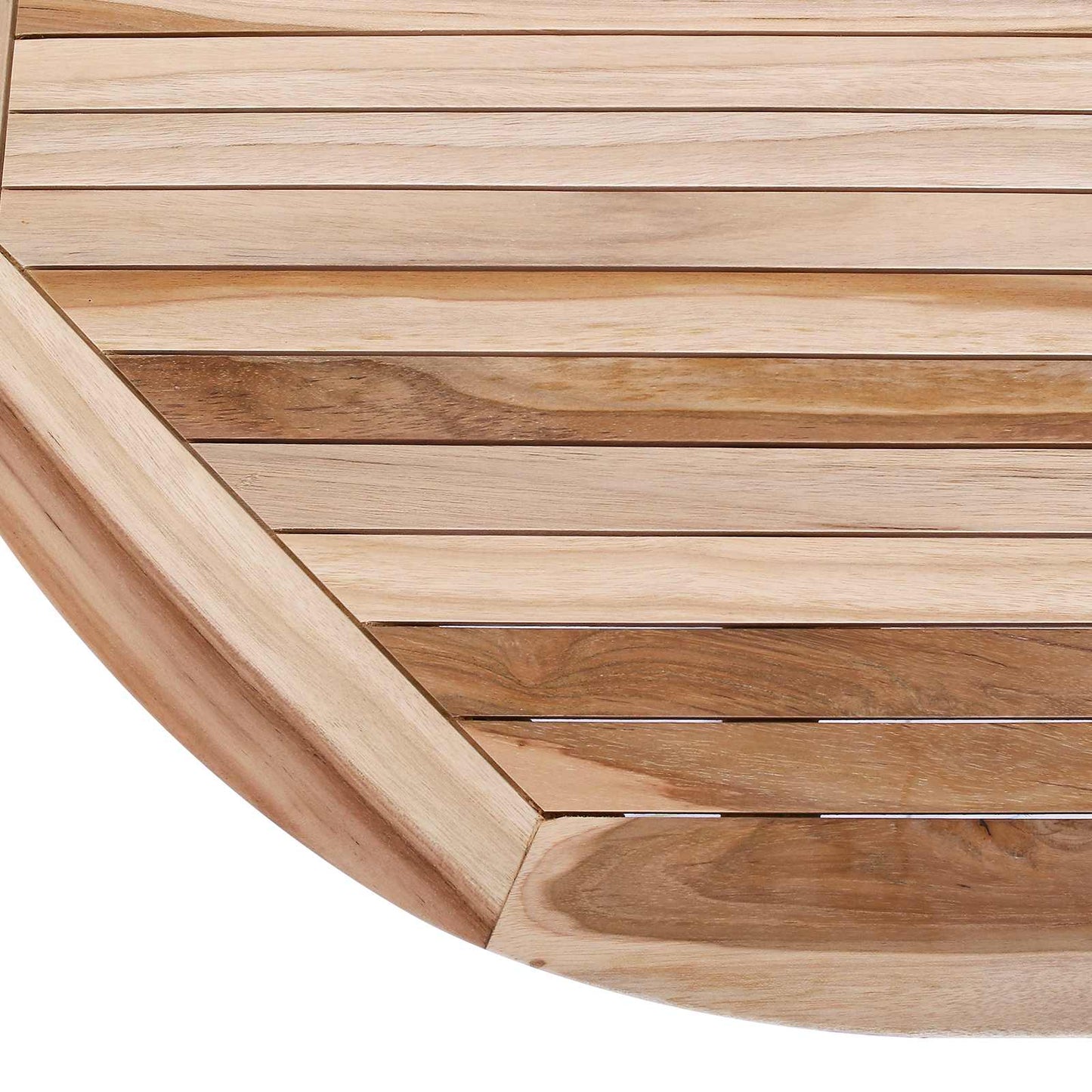 Folding Garden Table Natural 160 x 80 x 76 cm Solid Teak Wood