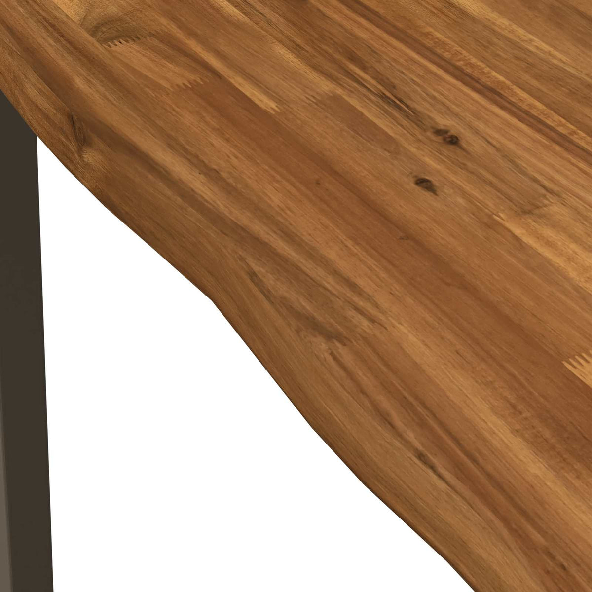 Live Edge Dining Table 60 x 55 x 75 cm Solid Acacia Wood