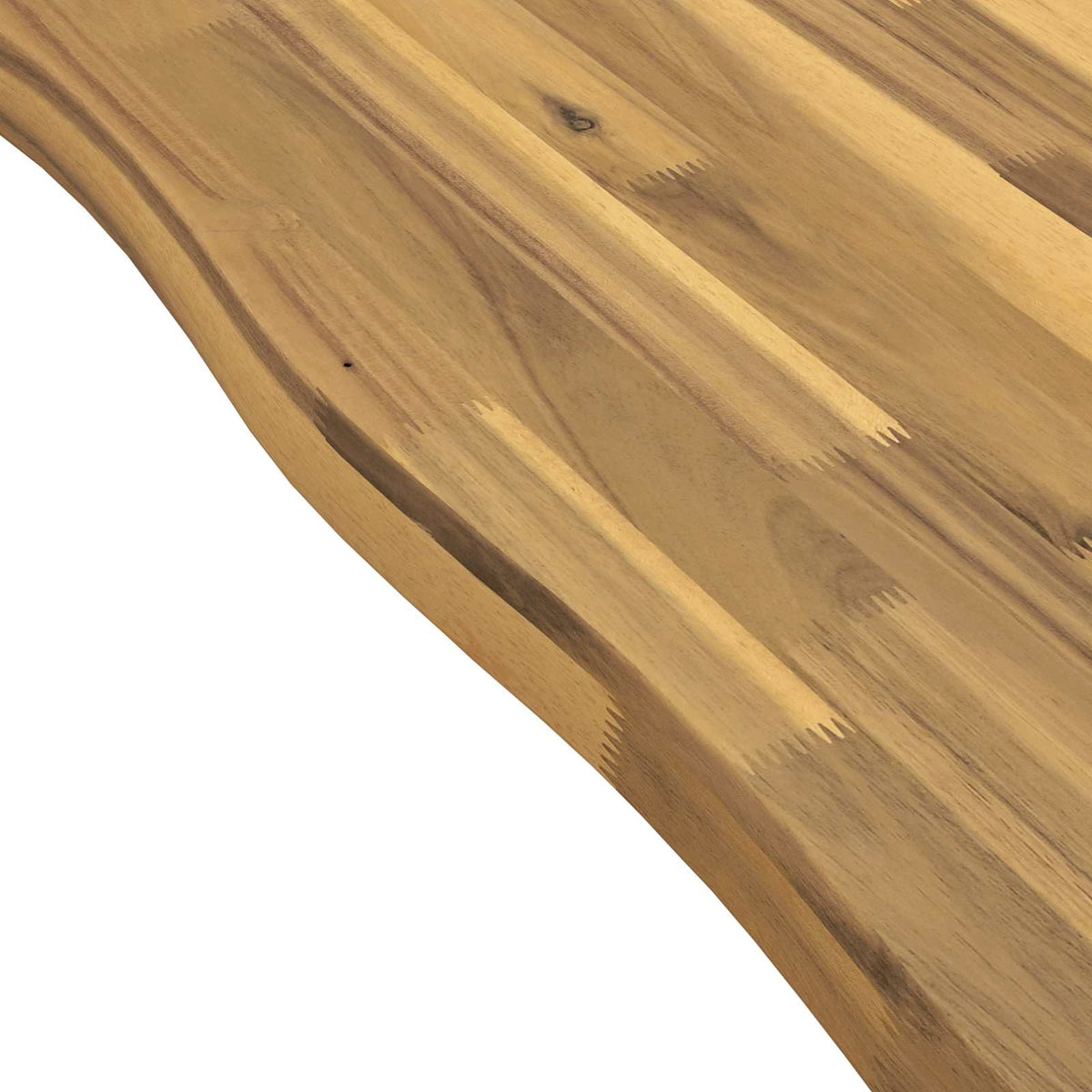 Live Edge Dining Table 90 x 55 x 75 cm Solid Acacia Wood