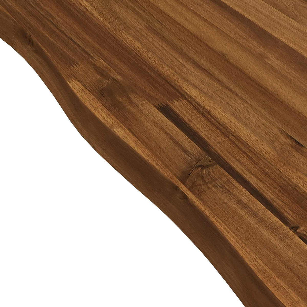 Live Edge Dining Table 110 x 55 x 75 cm Solid Acacia Wood