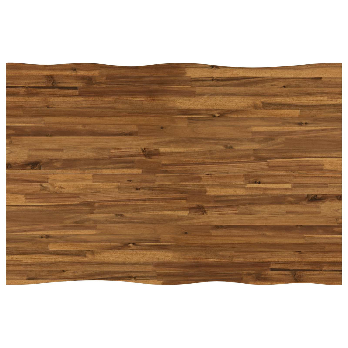Live Edge Dining Table 120 x 80 x 75 cm Solid Acacia Wood