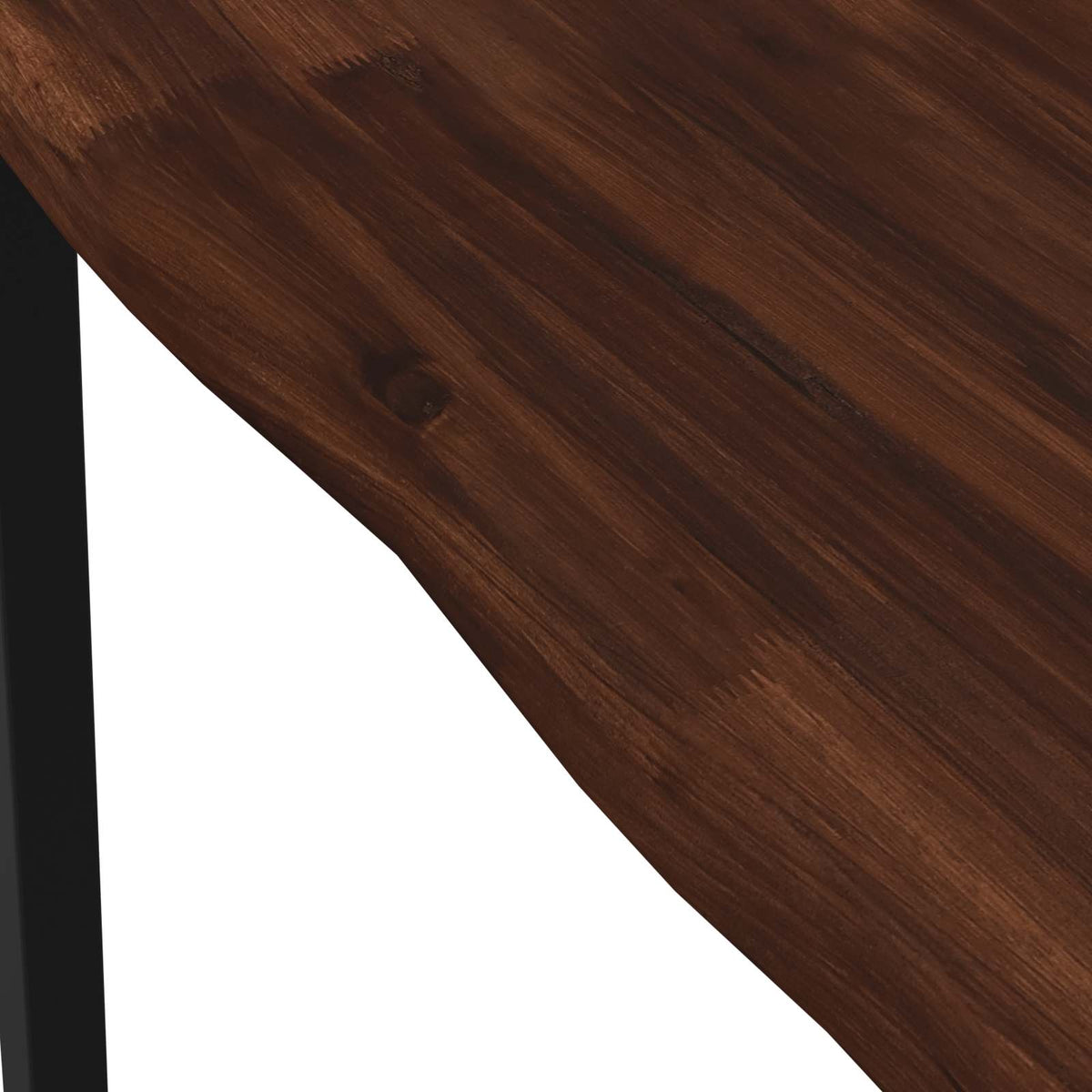 Live Edge Dining Table 90 x 90 x 75 cm Solid Acacia Wood