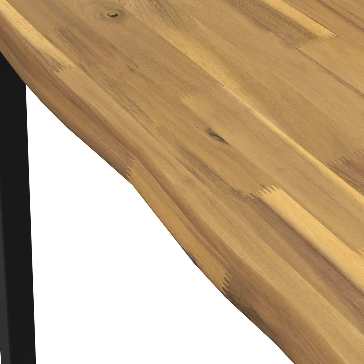 Live Edge Dining Table 90 x 90 x 75 cm Solid Acacia Wood