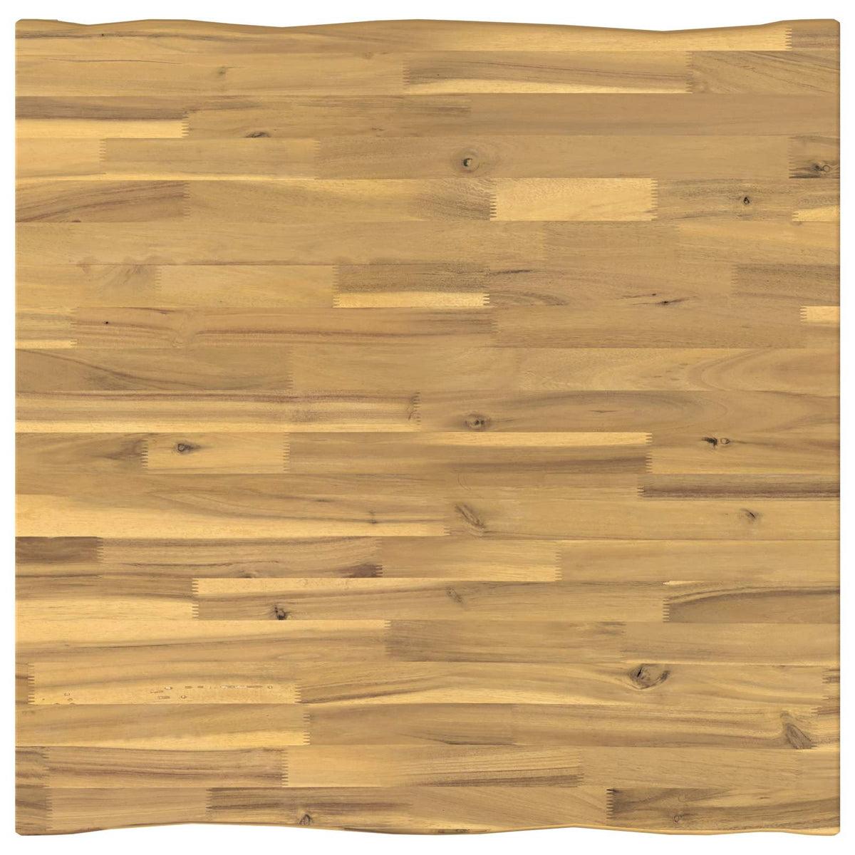 Live Edge Dining Table 90 x 90 x 75 cm Solid Acacia Wood