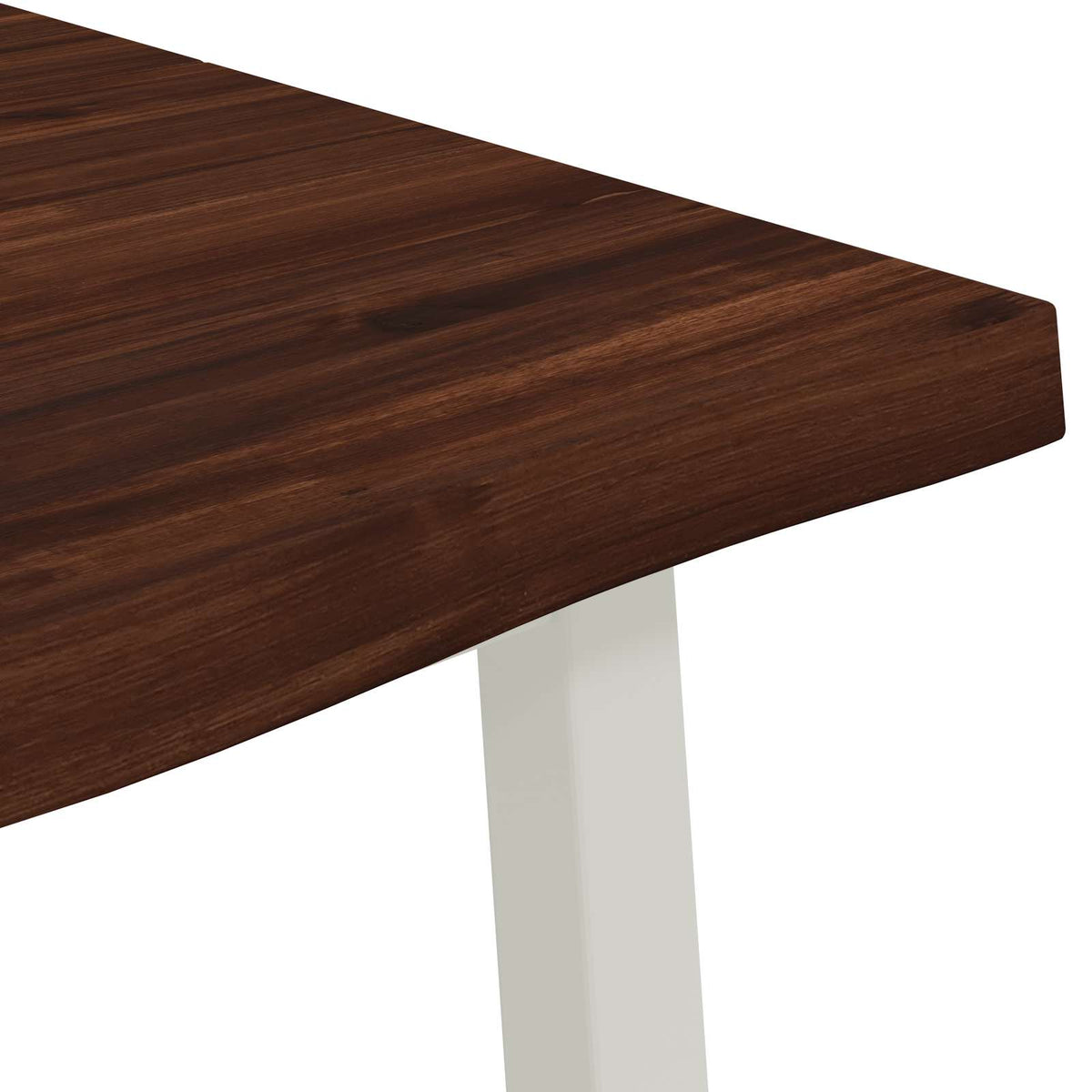 Live Edge Dining Table 120 x 90 x 75 cm Solid Acacia Wood