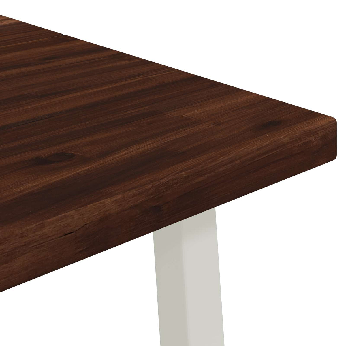 Square Dining Table 120 x 80 x 75 cm Solid Acacia Wood