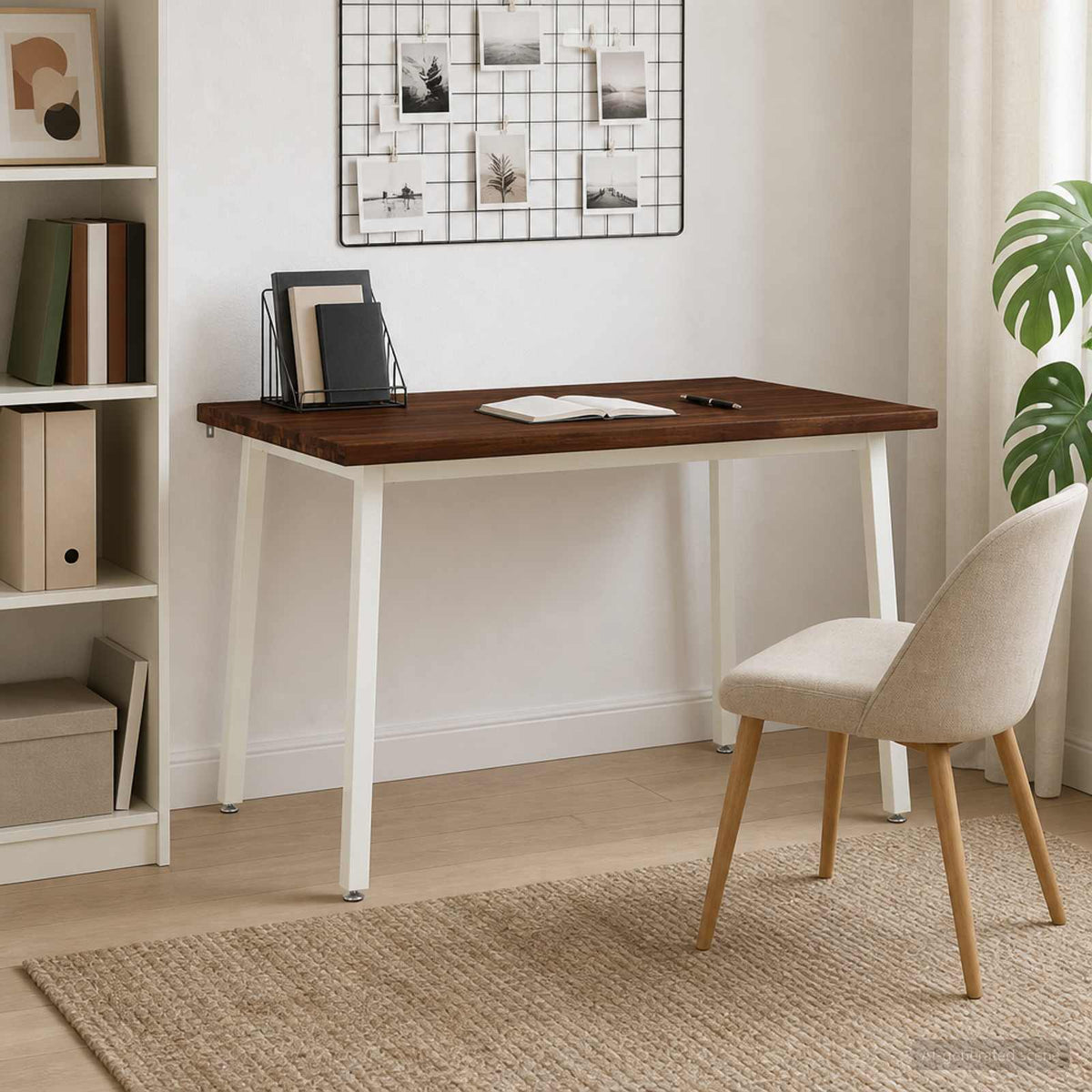 Square Dining Table 120 x 80 x 75 cm Solid Acacia Wood