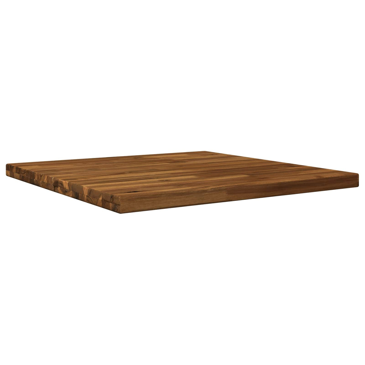 Rectangular Table Top 60 x 60 x 3.2 cm Square Solid Acacia Wood