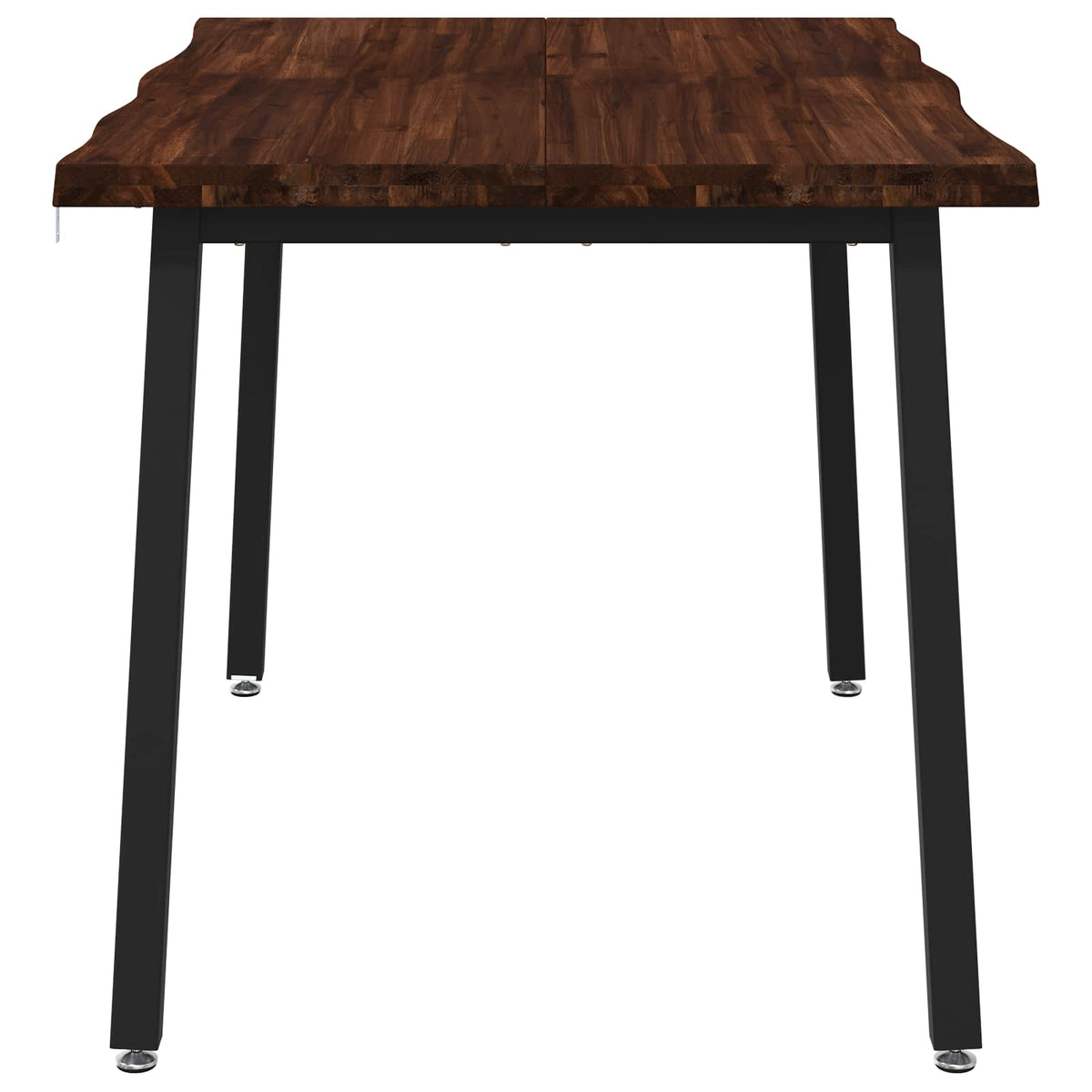 Live Edge Dining Table 120 x 80 x 75 cm Solid Acacia Wood