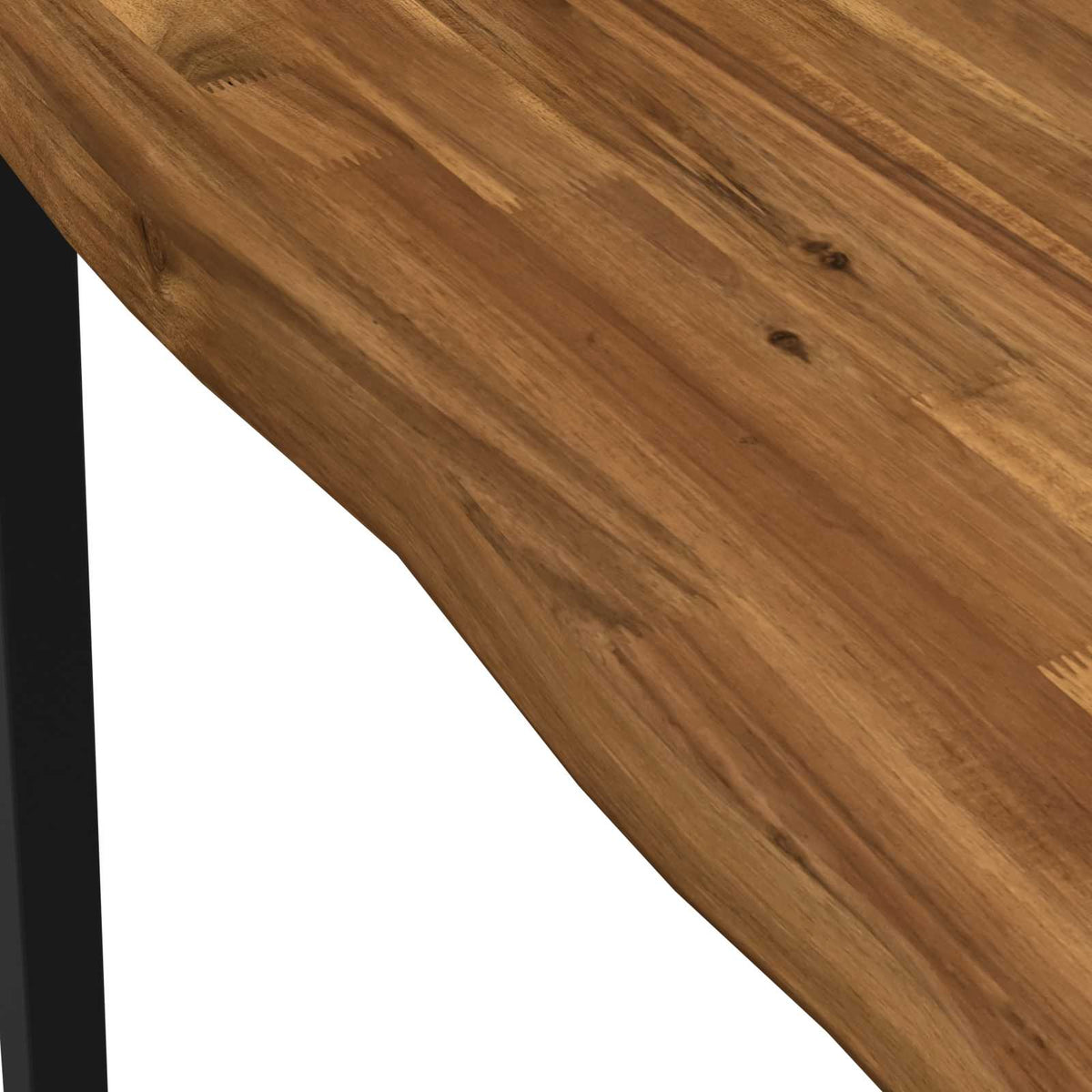 Live Edge Dining Table 90 x 90 x 75 cm Solid Acacia Wood
