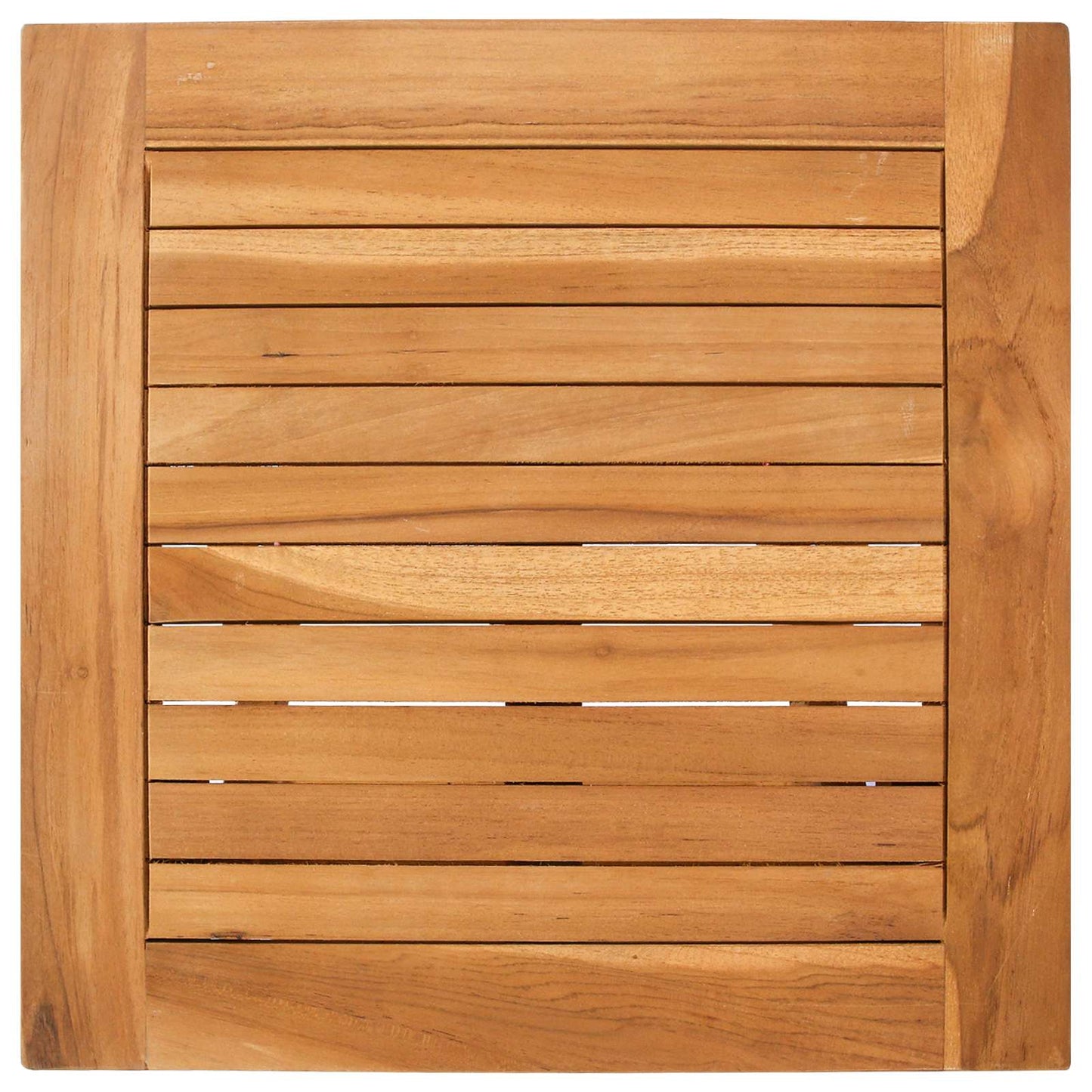 Sun Lounger with Table Solid Teak Wood Brown