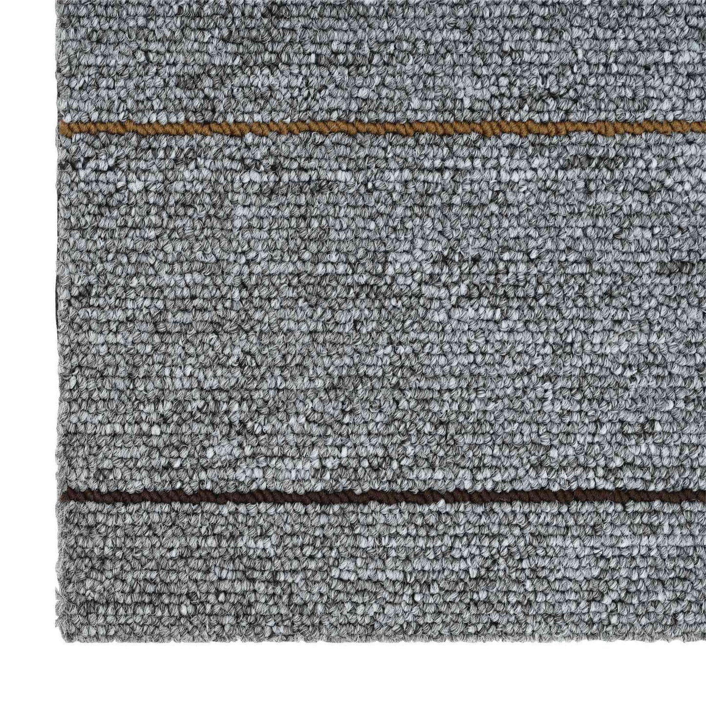 Carpet Tile Light Grey with Stripe 50 x 50 cm 4 pcs