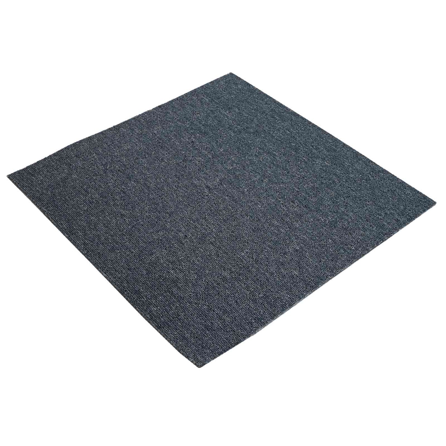 Carpet Tile Blue Grey 50 x 50 cm 36 pcs PP and Bitumen