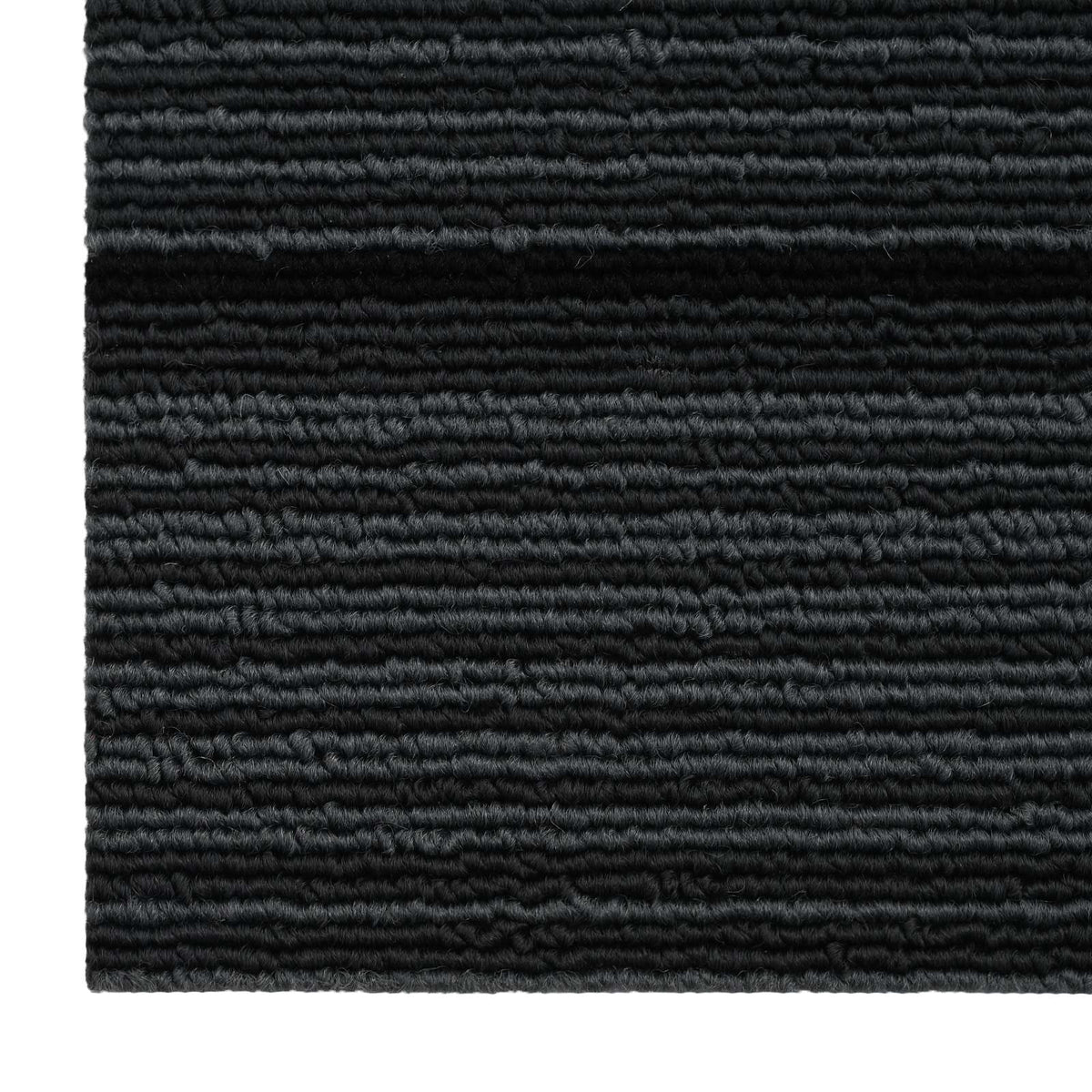 Carpet Tile Striped Light Grey 50 x 50 cm 4 pcs